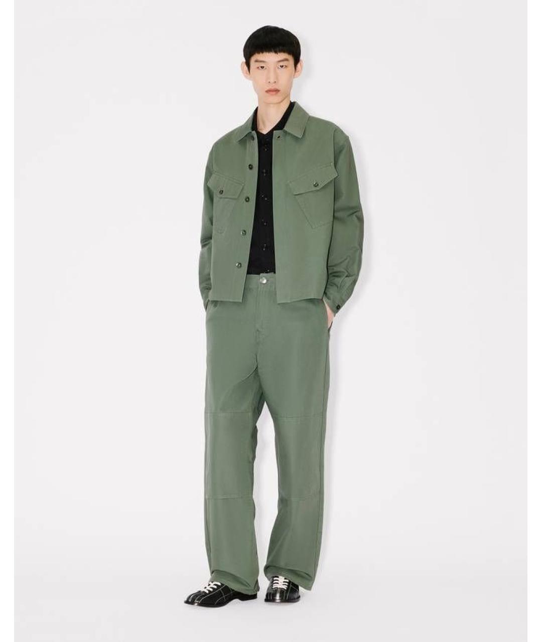 KENZO Хлопковые повседневные брюки, фото 3