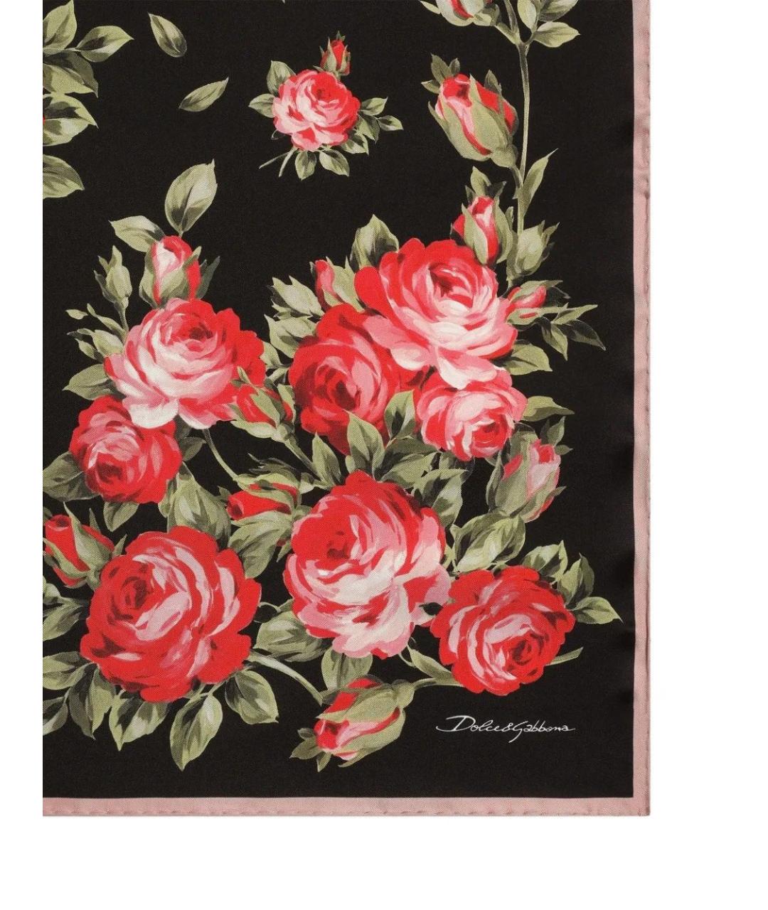 DOLCE&GABBANA Мульти шелковый платок, фото 2