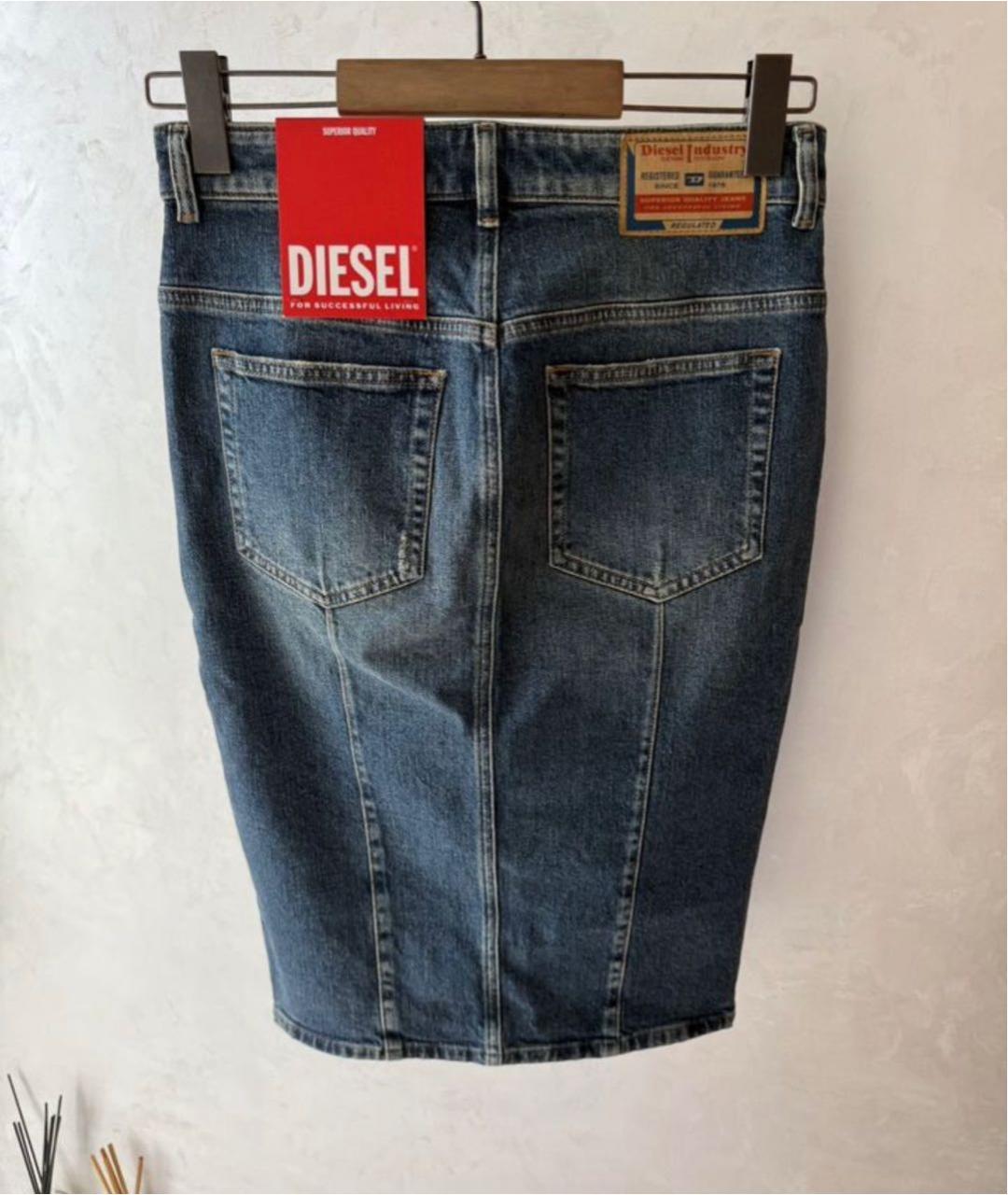 DIESEL Деним юбка миди, фото 2