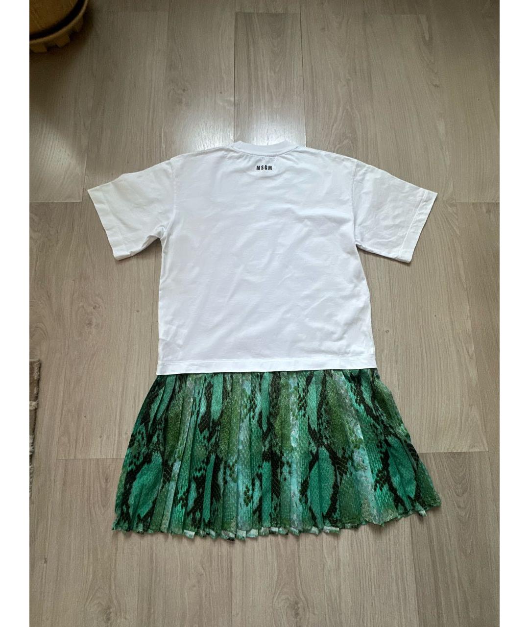 MSGM Мульти хлопковое повседневное платье, фото 2