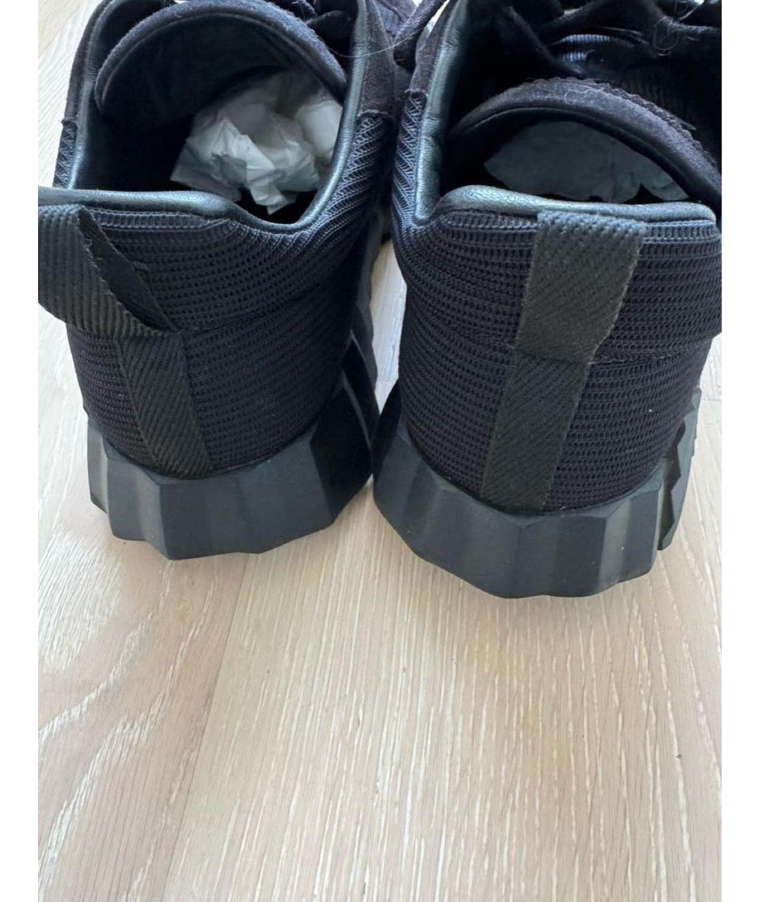 HERMES Черные низкие кроссовки / кеды, фото 3