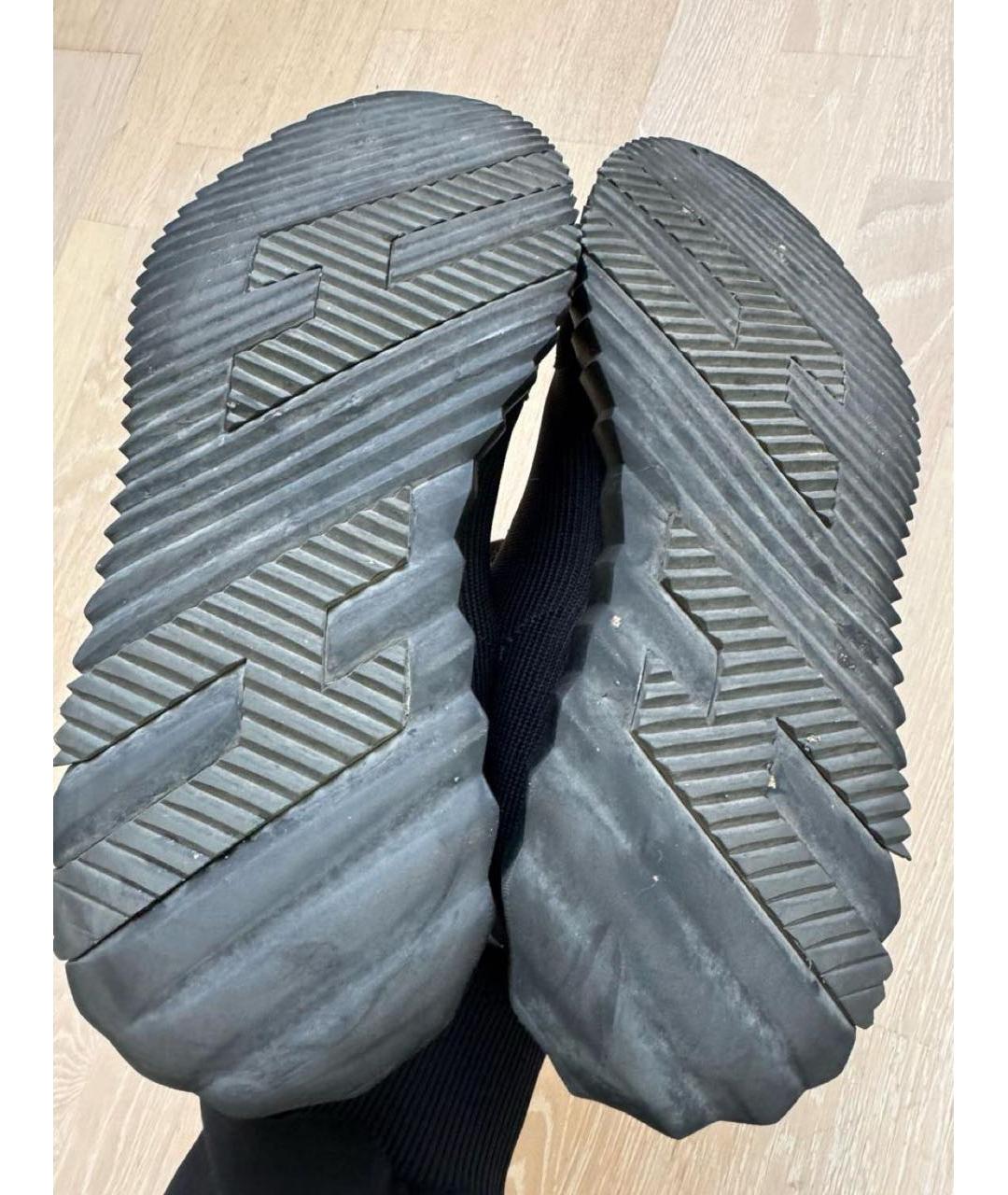 HERMES Черные низкие кроссовки / кеды, фото 5