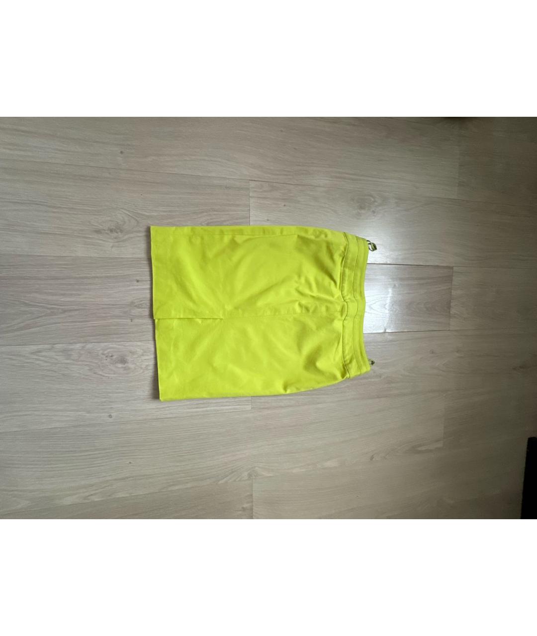 VERSACE Зеленая хлопковая юбка миди, фото 2