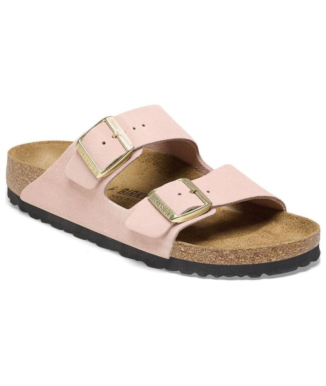 BIRKENSTOCK Розовые замшевые сандалии, фото 2