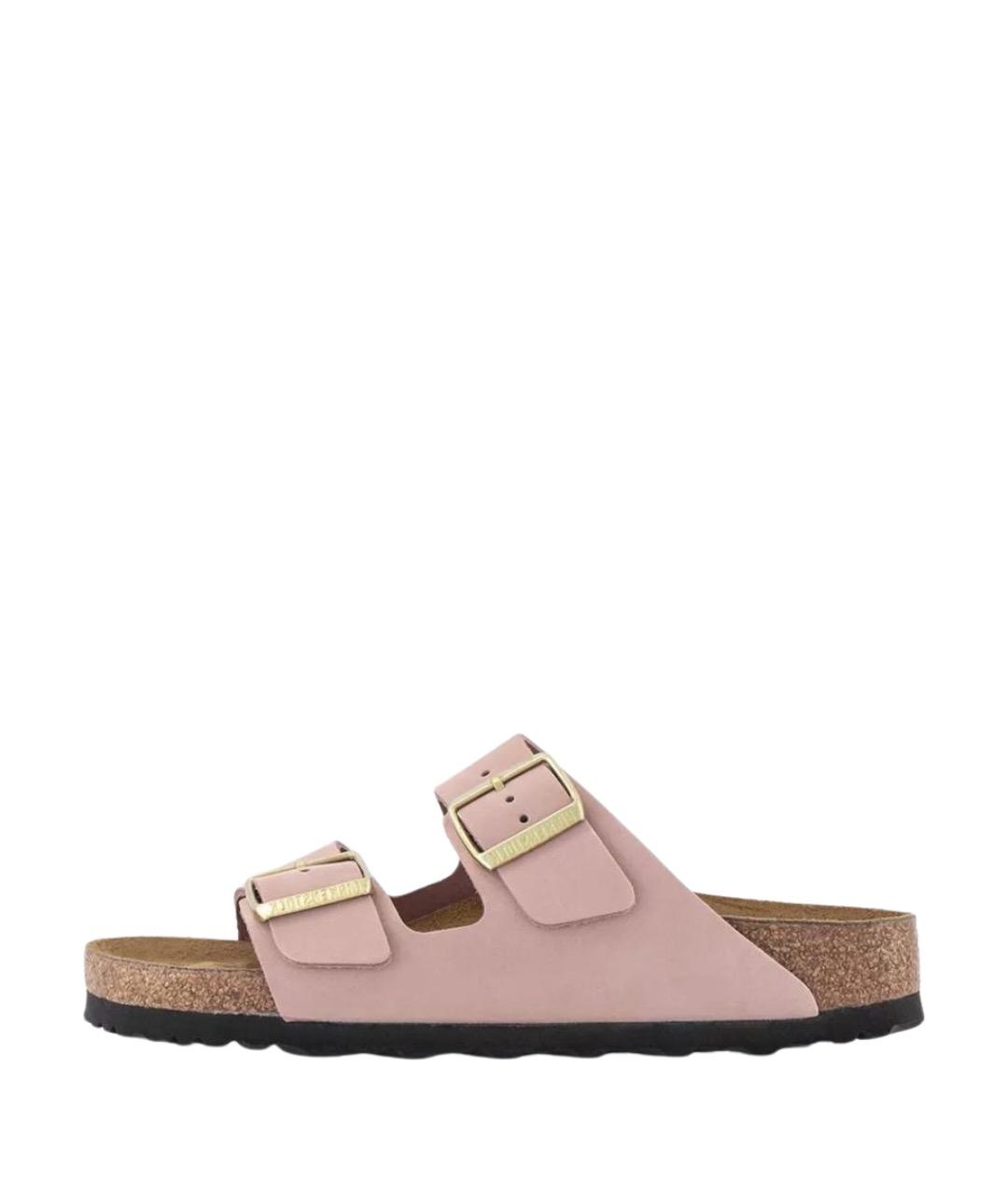 BIRKENSTOCK Розовые замшевые сандалии, фото 5