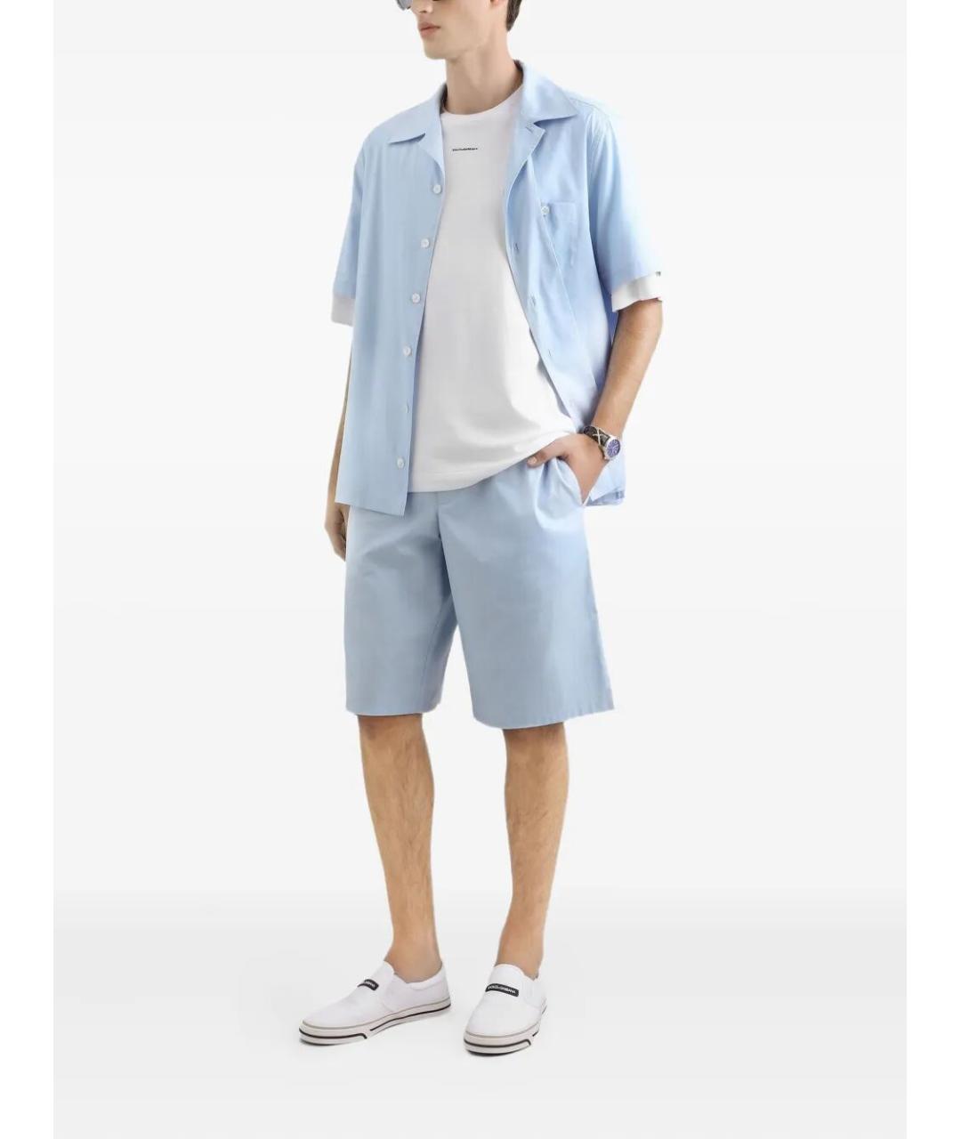 DOLCE&GABBANA Белая хлопковая футболка, фото 5