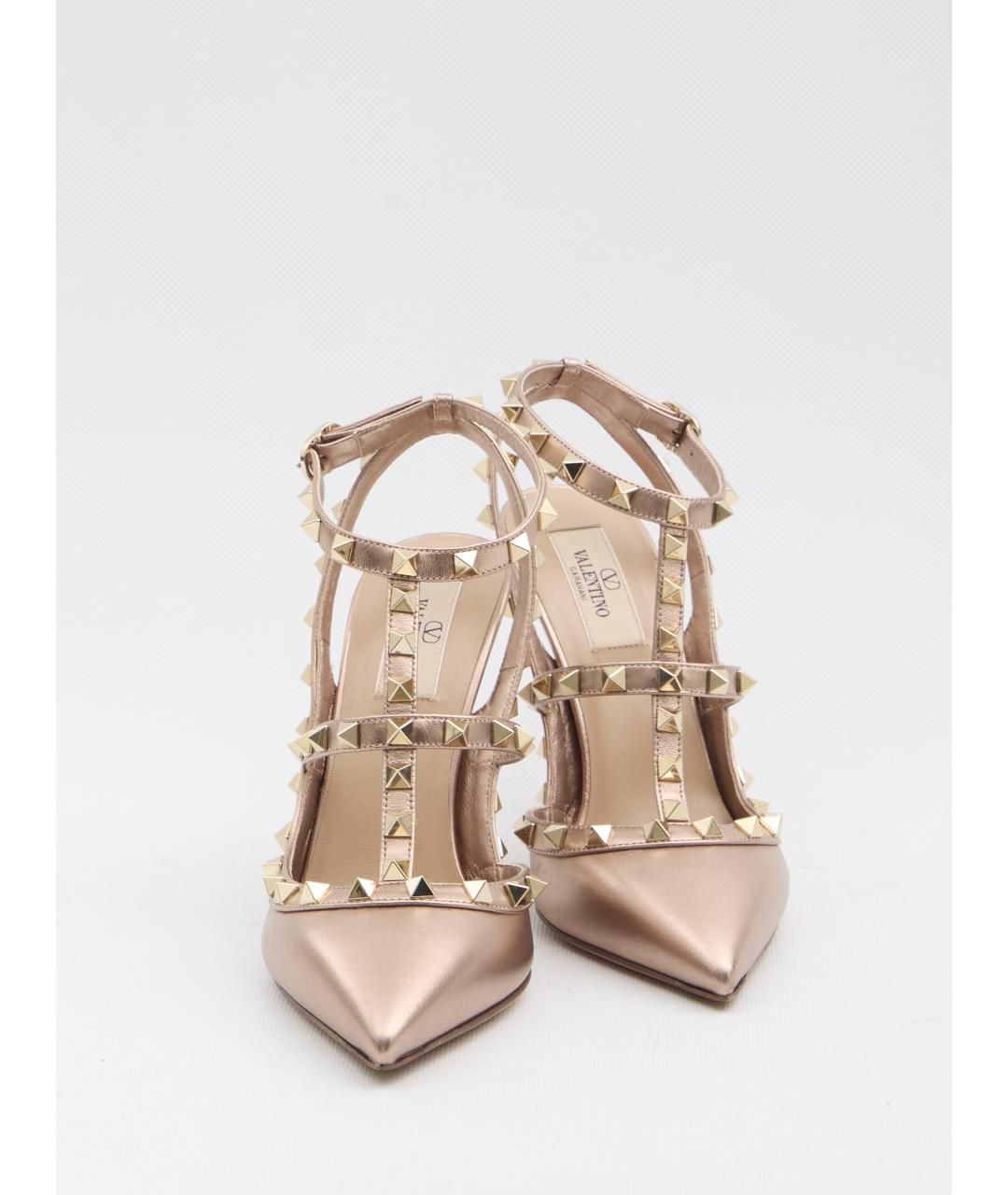 VALENTINO Розовые кожаные туфли, фото 4