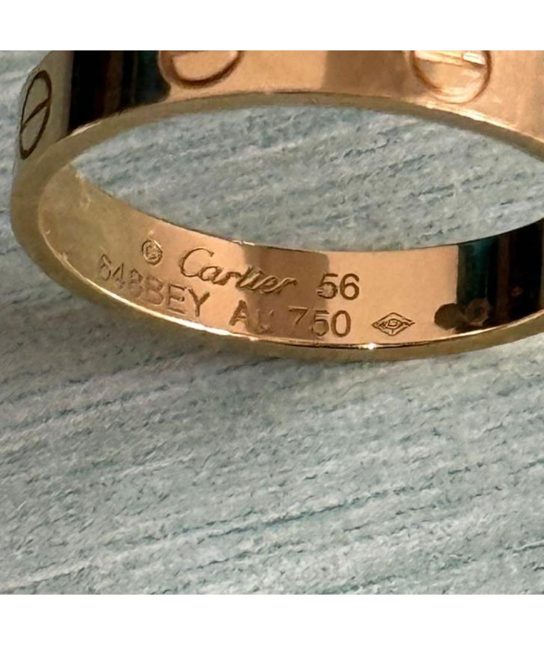 CARTIER Желтое кольцо из желтого золота, фото 4