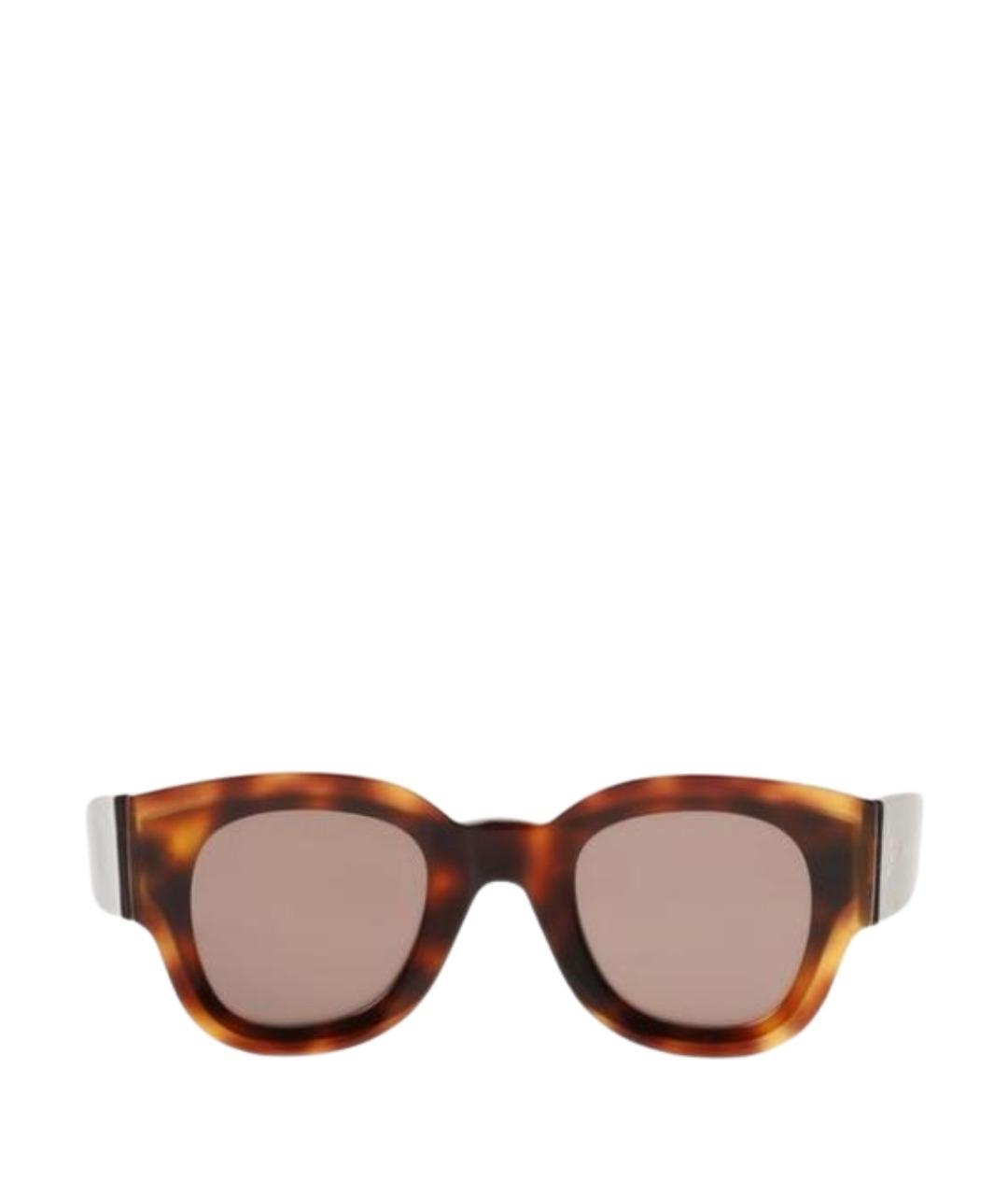 CELINE Коричневые пластиковые солнцезащитные очки, фото 1