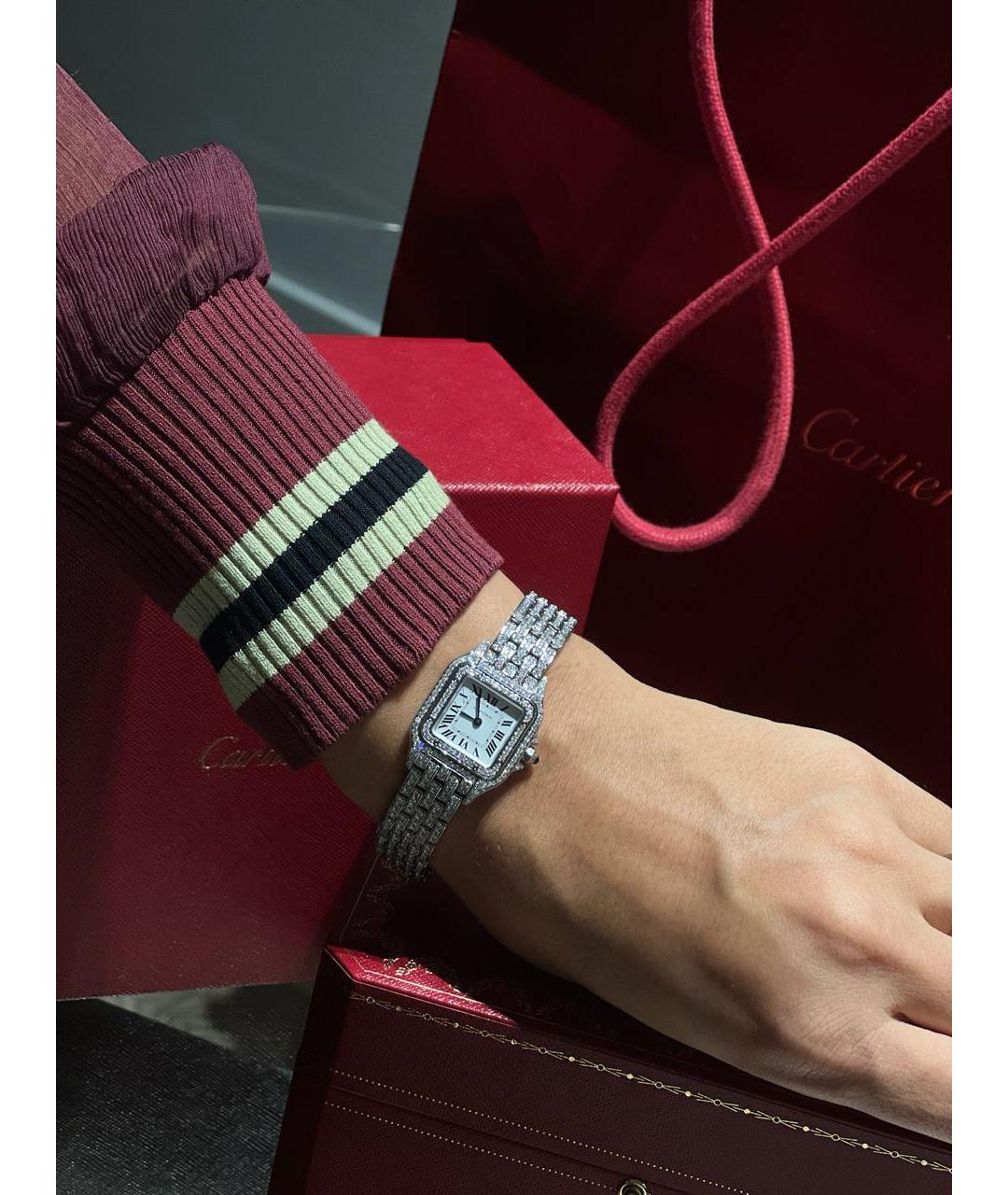 CARTIER Серые металлические часы, фото 2