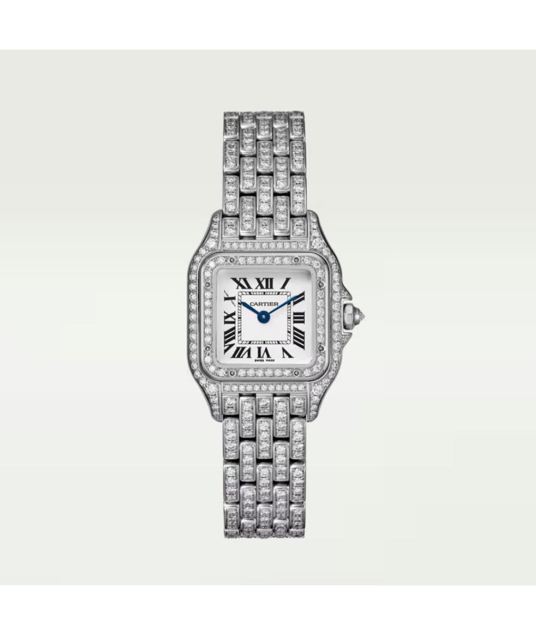 CARTIER Серые металлические часы, фото 9