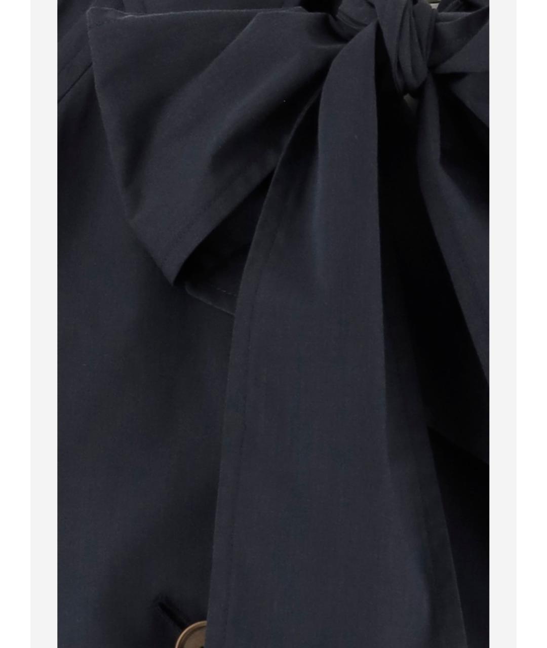 BURBERRY Темно-синяя полиэстеровая куртка, фото 3