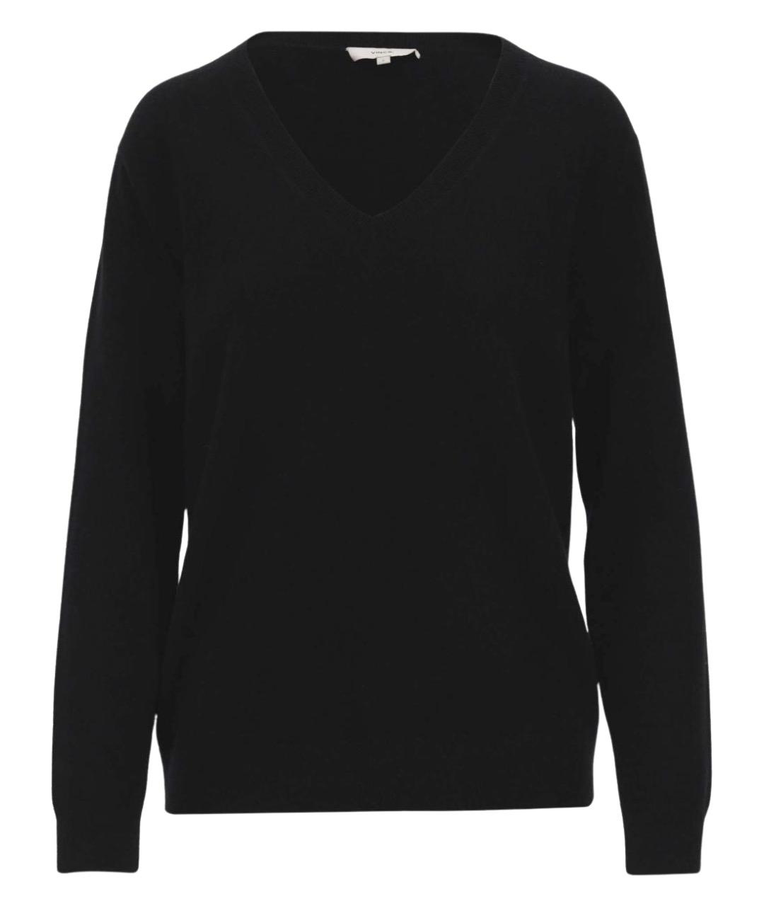 VINCE Черный кашемировый джемпер / свитер, фото 1