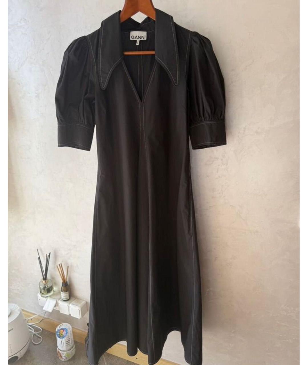GANNI Льняное повседневное платье, фото 4