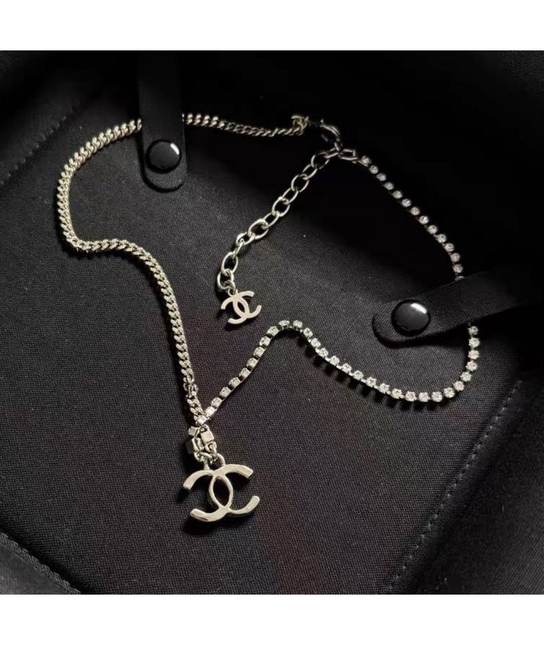 CHANEL Серебряная металлическая подвеска, фото 3