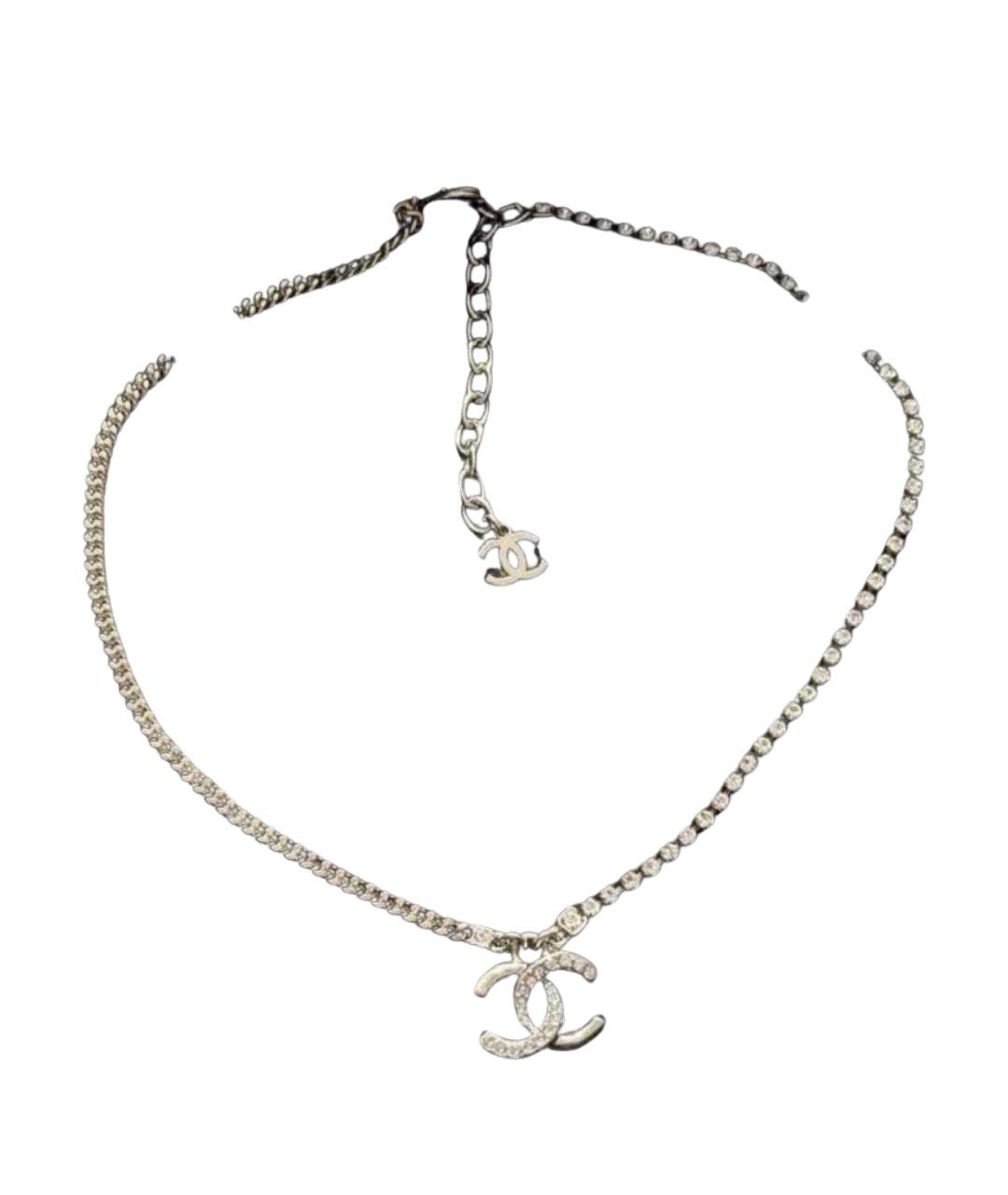 CHANEL Серебряная металлическая подвеска, фото 1