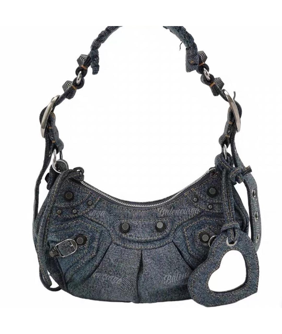 BALENCIAGA Синяя сумка через плечо, фото 2