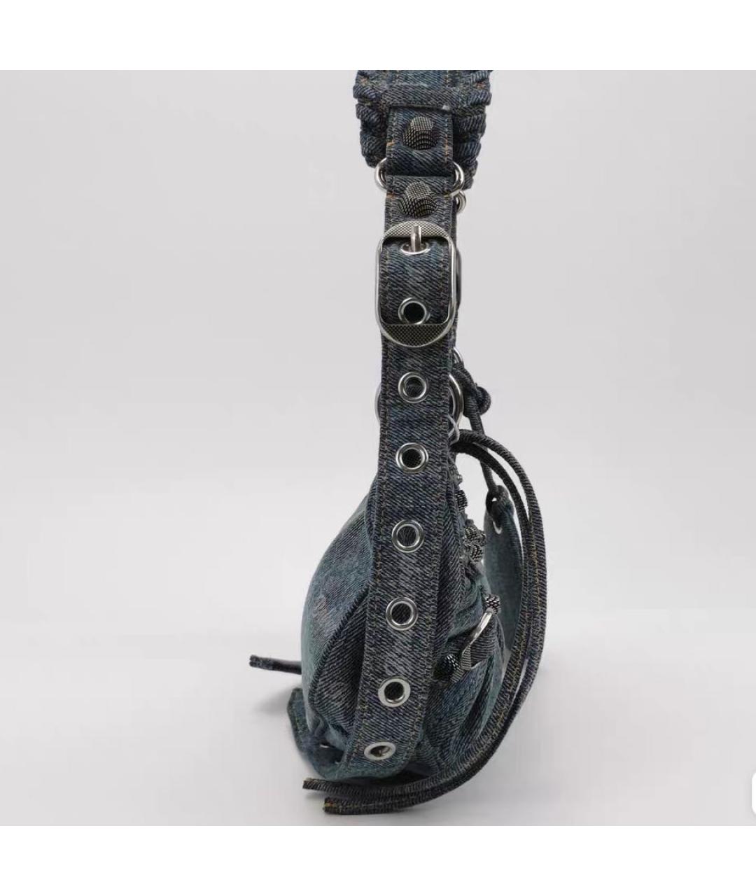 BALENCIAGA Синяя сумка через плечо, фото 4