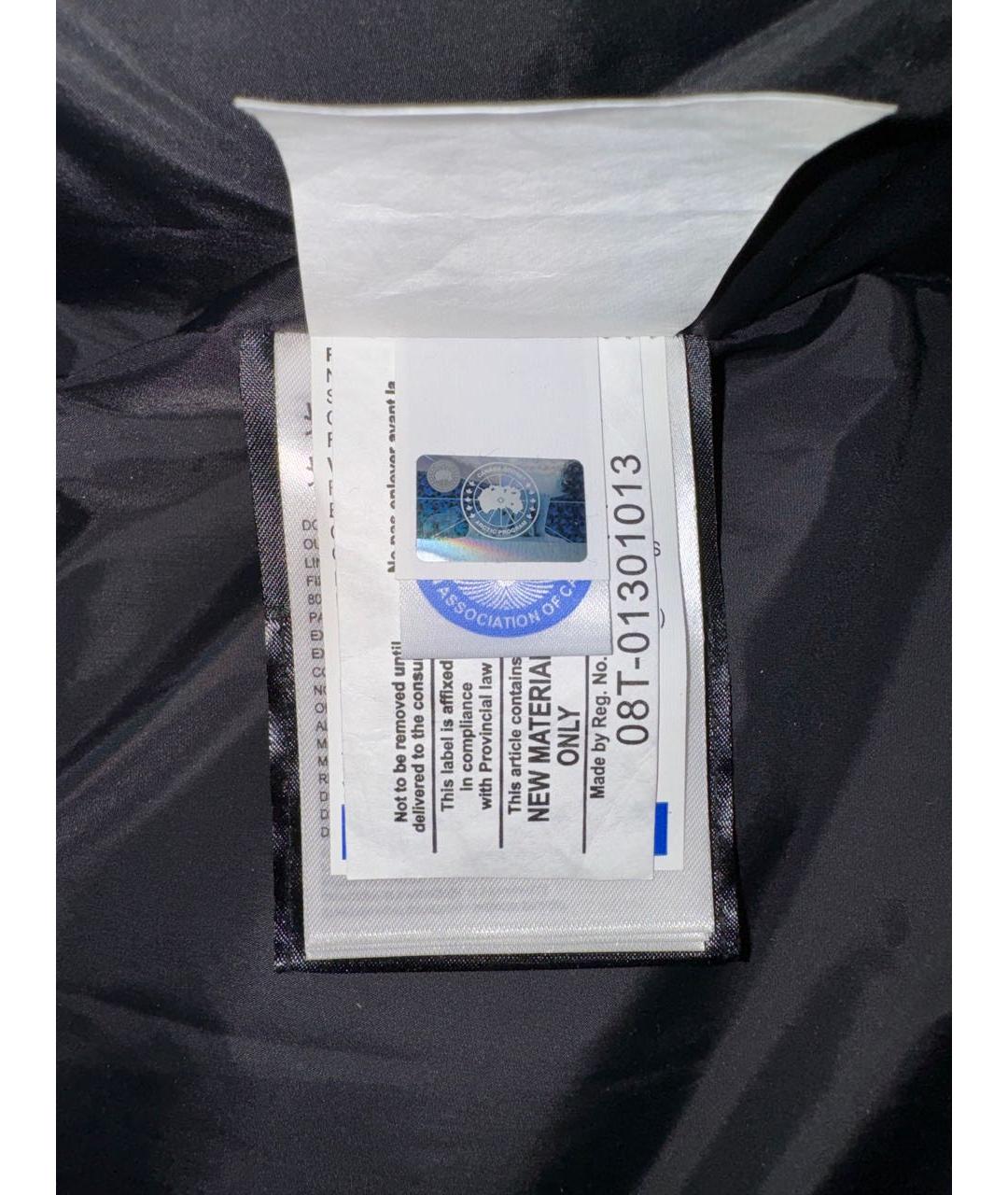 CANADA GOOSE Темно-синяя полиэстеровая парка, фото 6