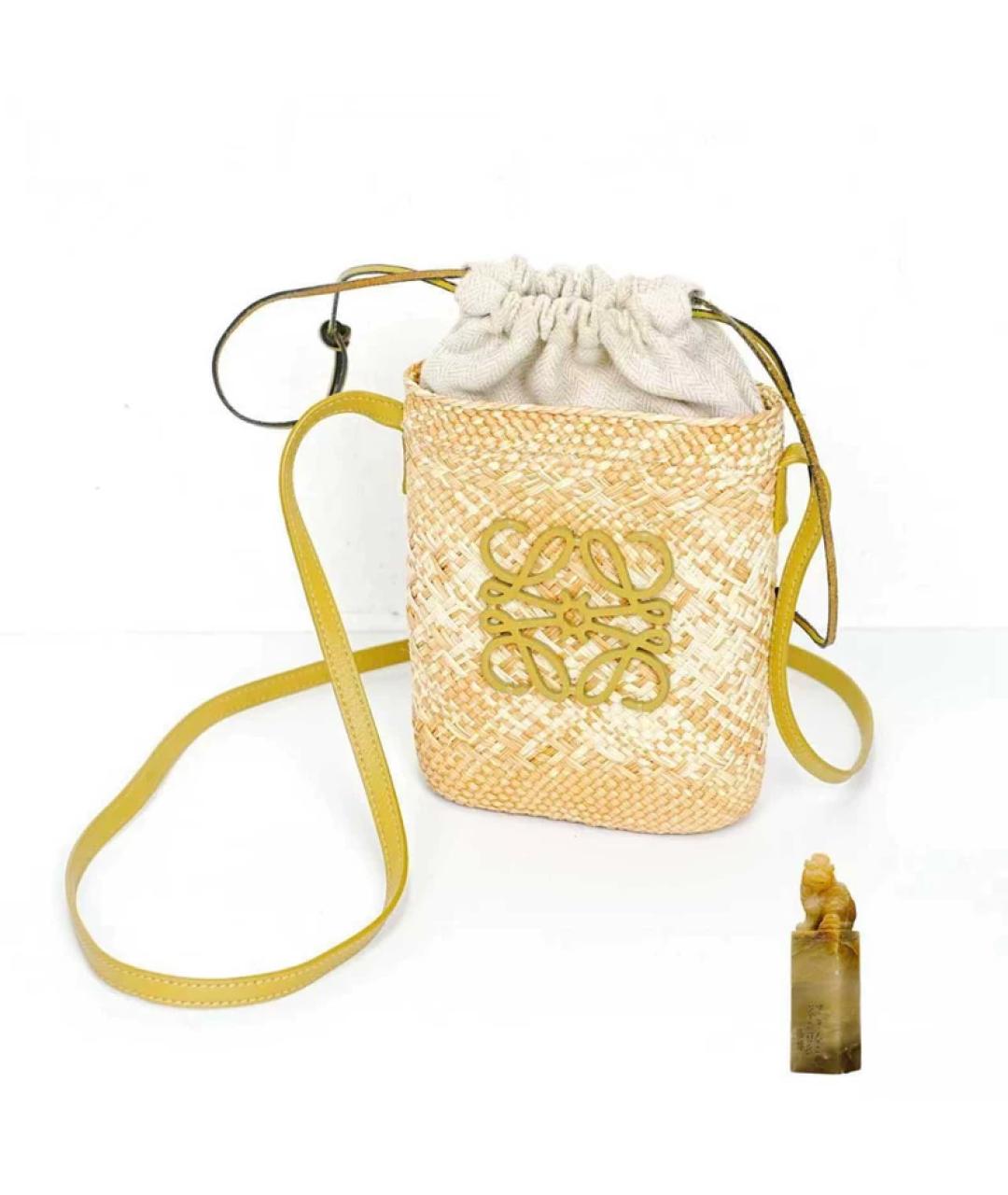 LOEWE Мульти пелетеная сумка с короткими ручками, фото 9