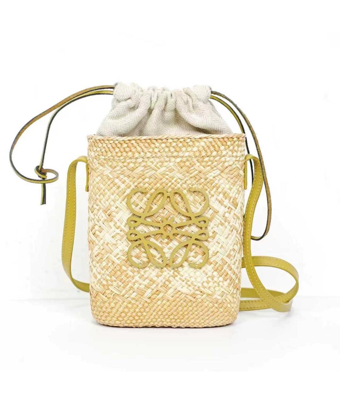 LOEWE Мульти пелетеная сумка с короткими ручками, фото 1