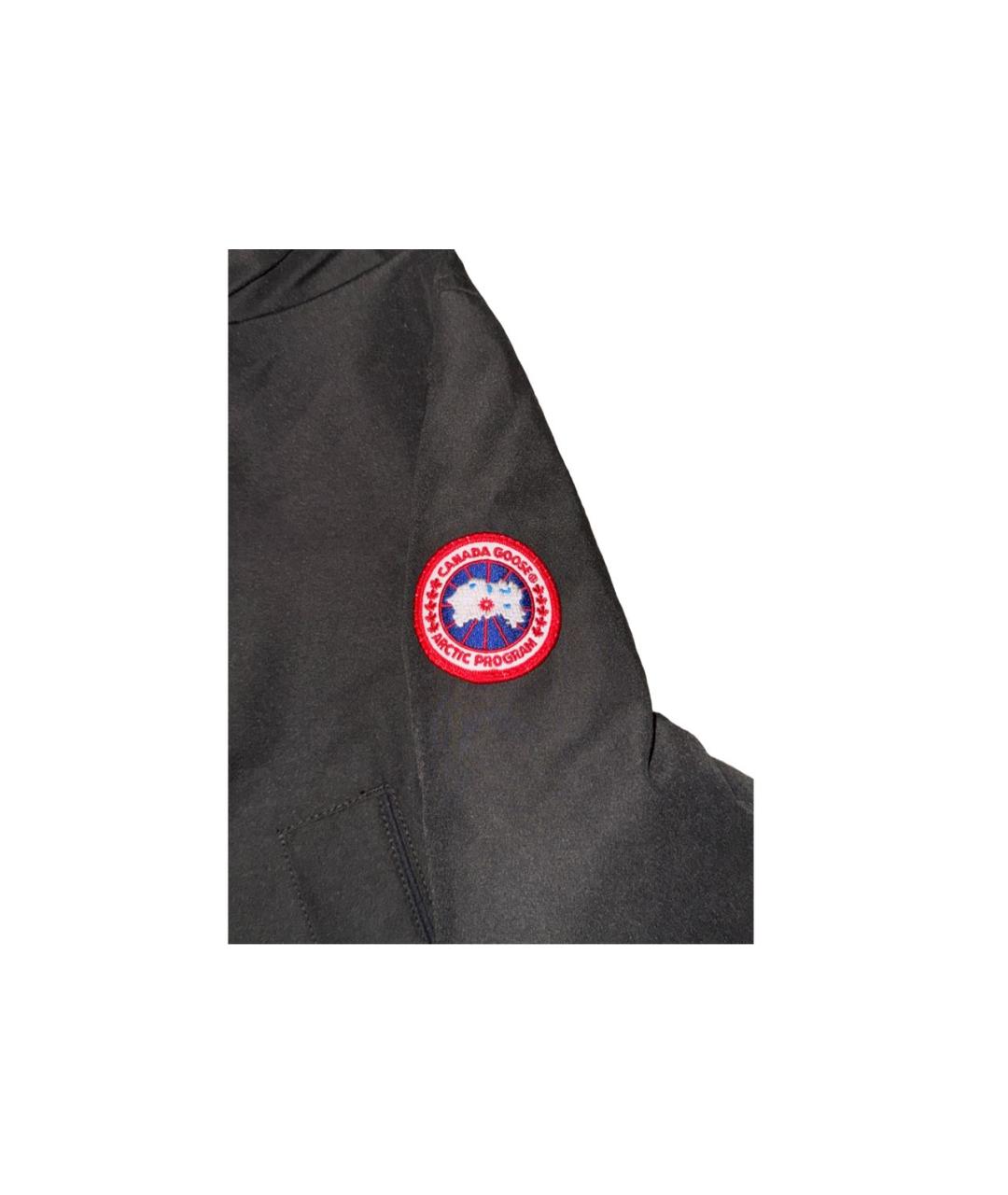 CANADA GOOSE Черная полиэстеровая парка, фото 3