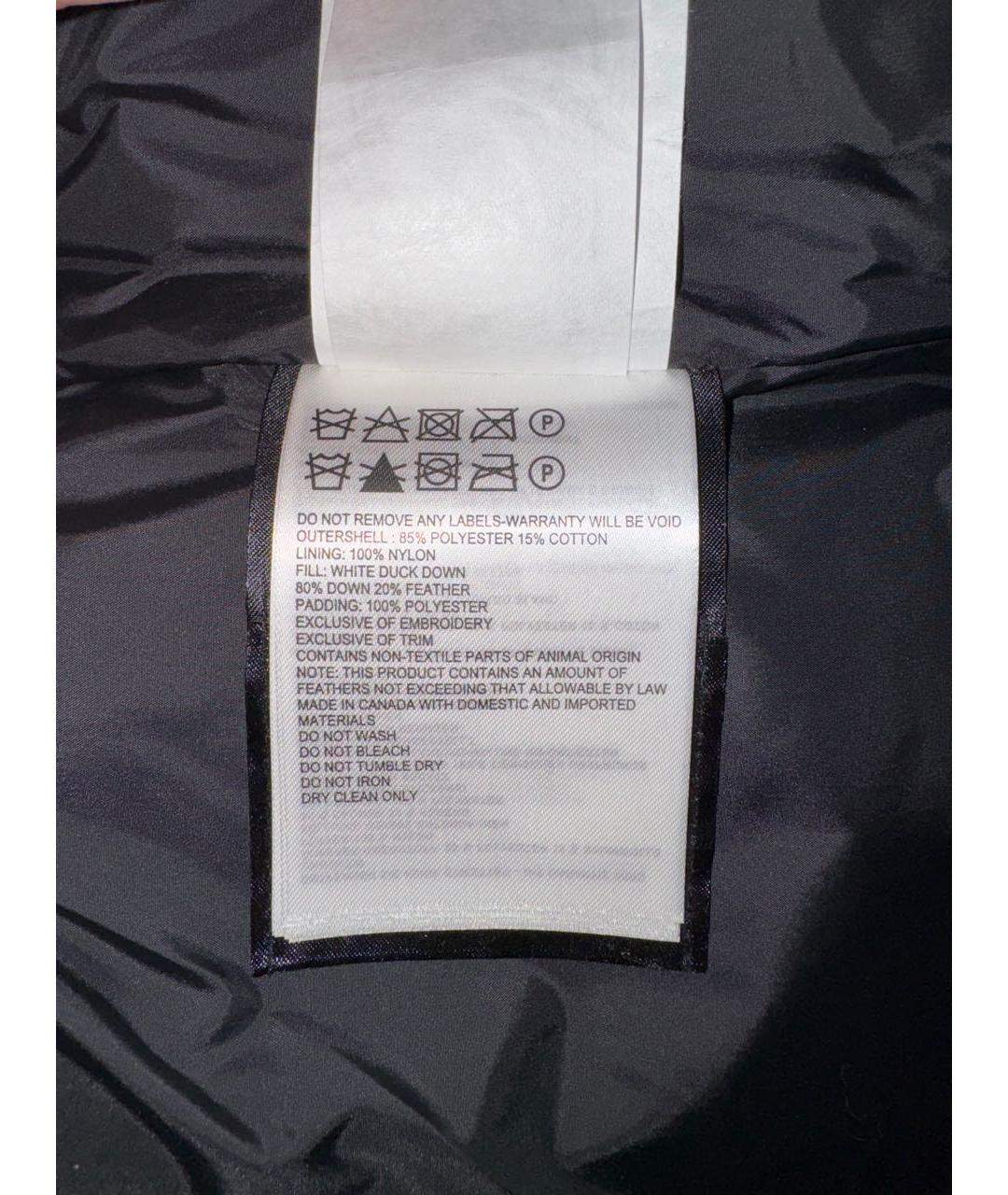 CANADA GOOSE Черная полиэстеровая парка, фото 7