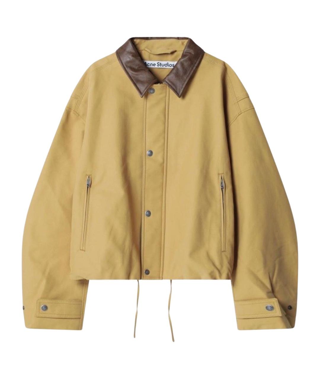 ACNE STUDIOS Бежевая хлопковая куртка, фото 1