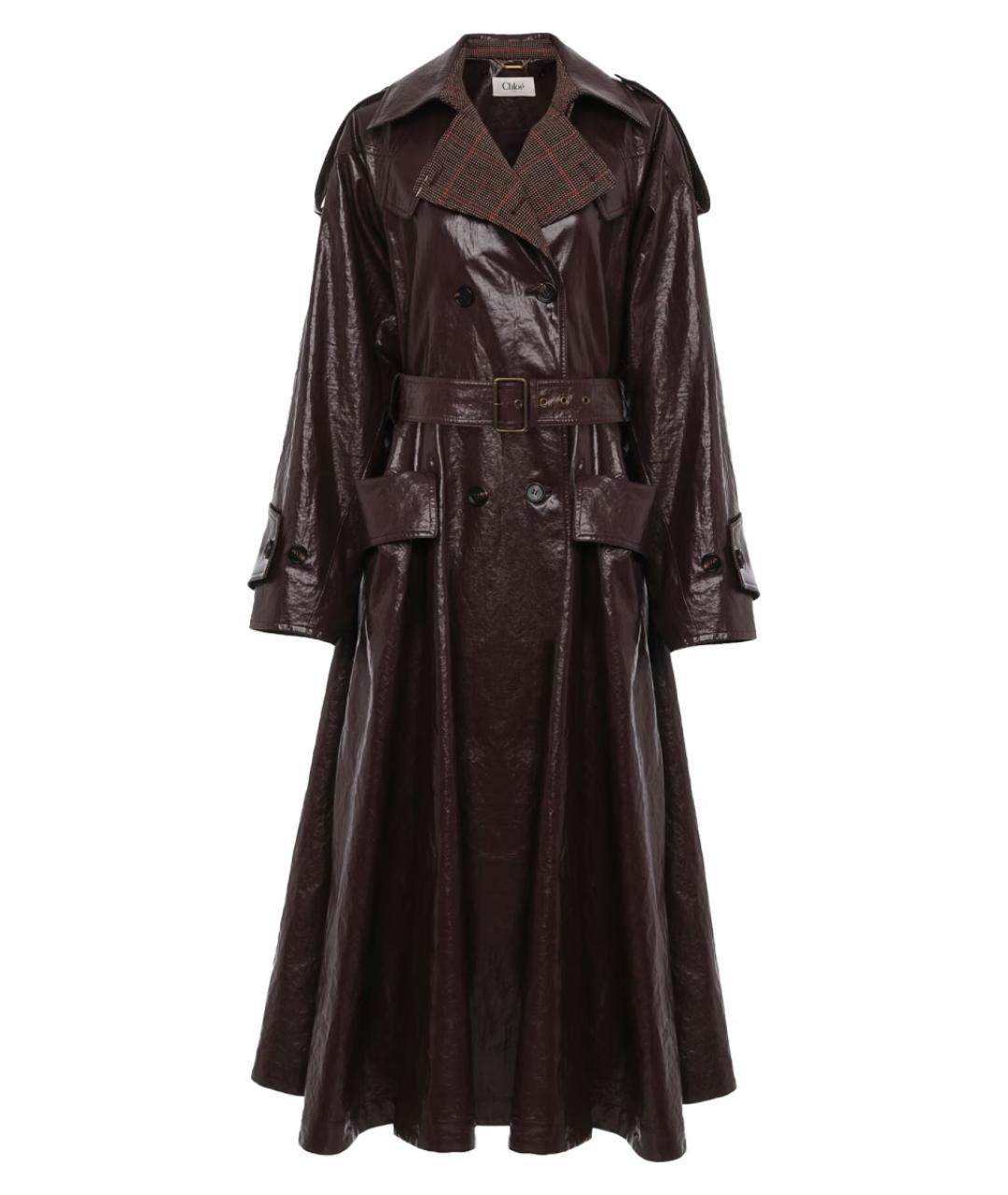 CHLOE Бордовый тренч/плащ, фото 1