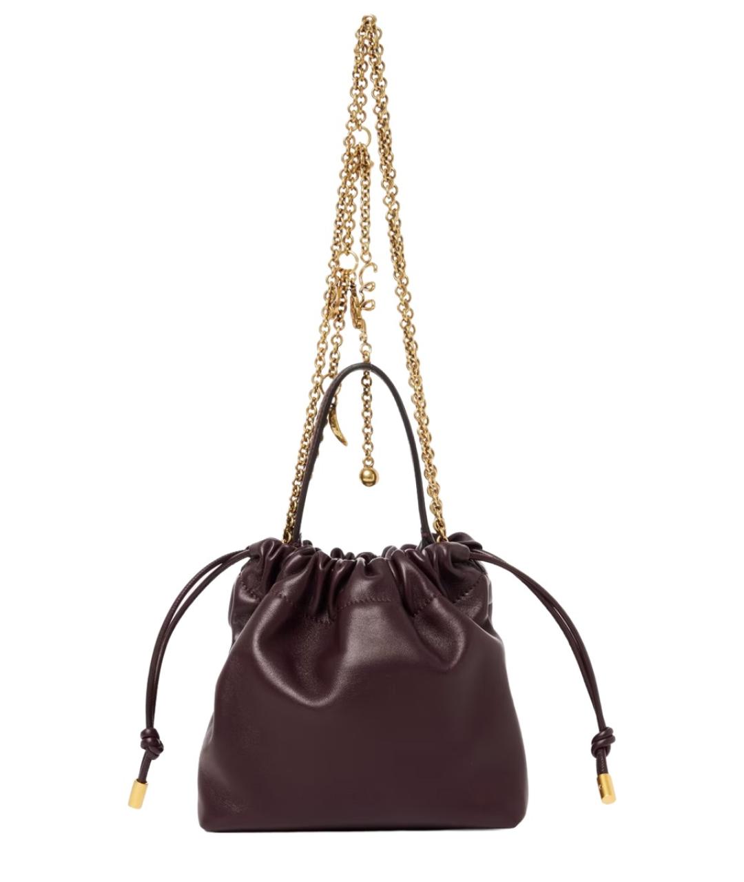 CHLOE Фиолетовая кожаная сумка с короткими ручками, фото 2
