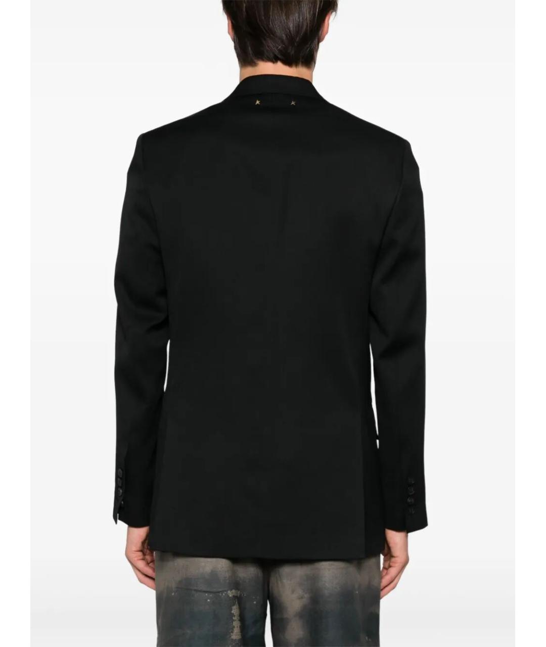GOLDEN GOOSE DELUXE BRAND Черный шерстяной пиджак, фото 5