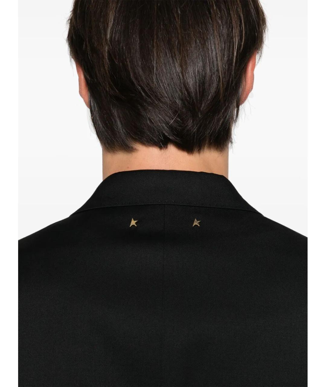 GOLDEN GOOSE DELUXE BRAND Черный шерстяной пиджак, фото 2