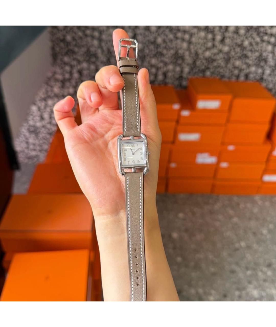 HERMES Серые часы, фото 7