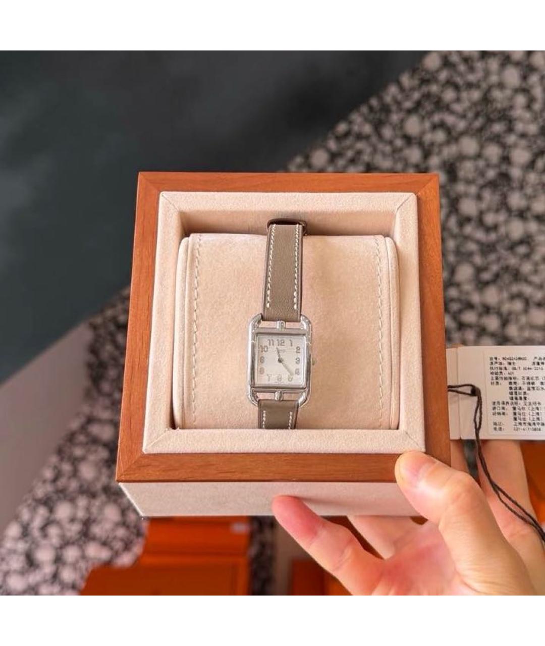 HERMES Серые часы, фото 2