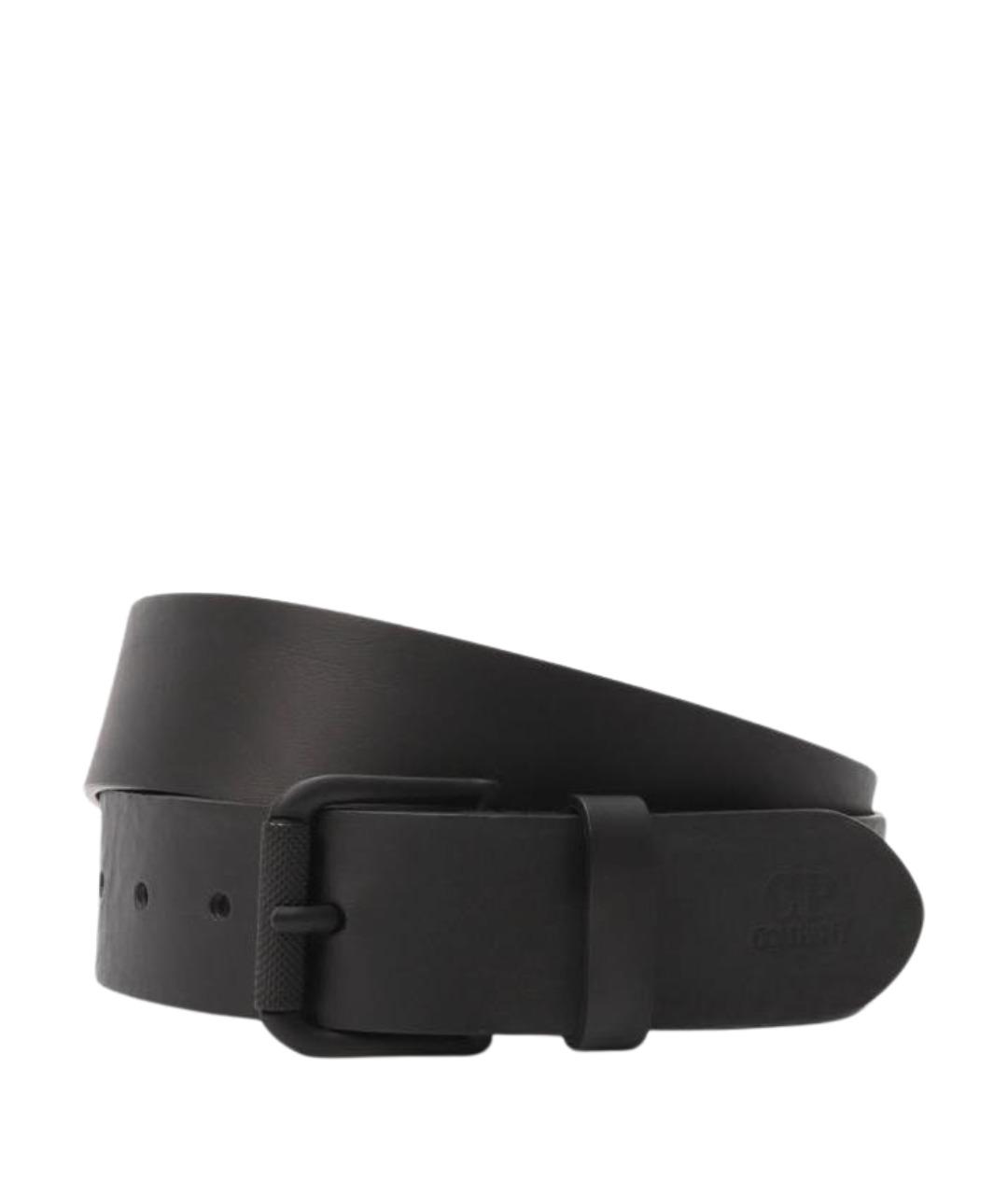 CP COMPANY Черный кожаный ремень, фото 1