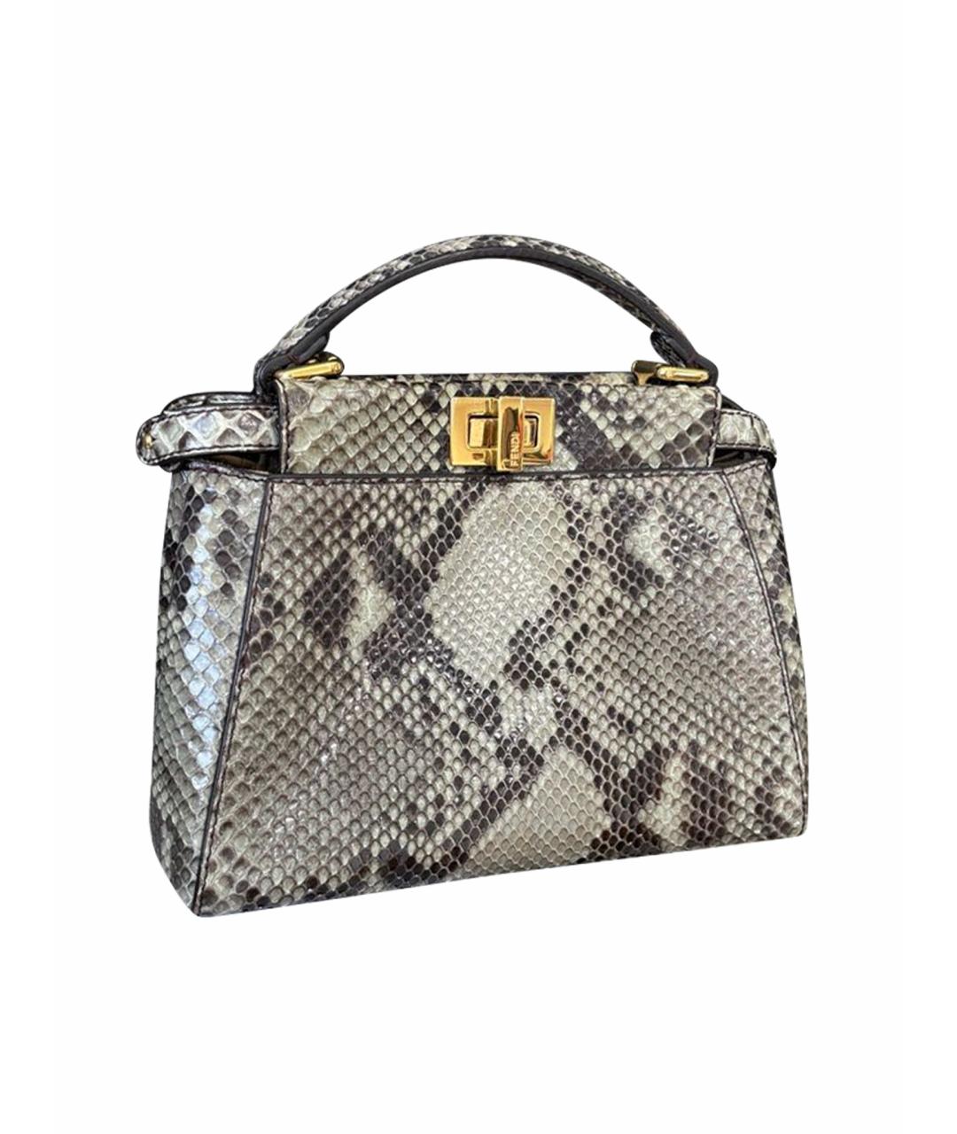 FENDI Кожаная сумка через плечо, фото 1