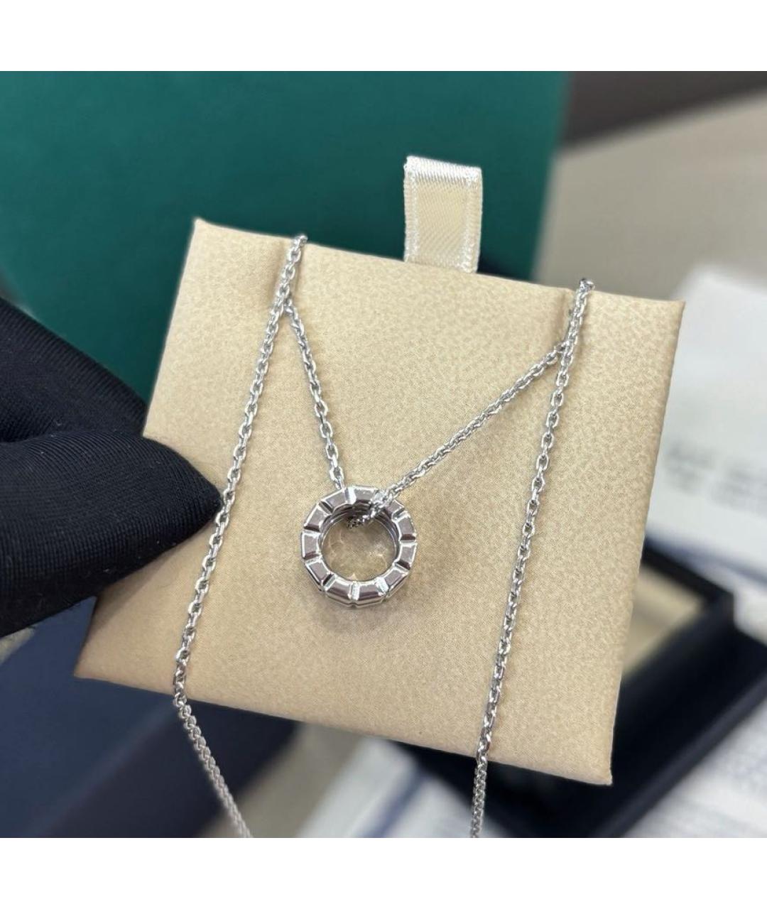 CHOPARD Белое колье из белого золота, фото 5