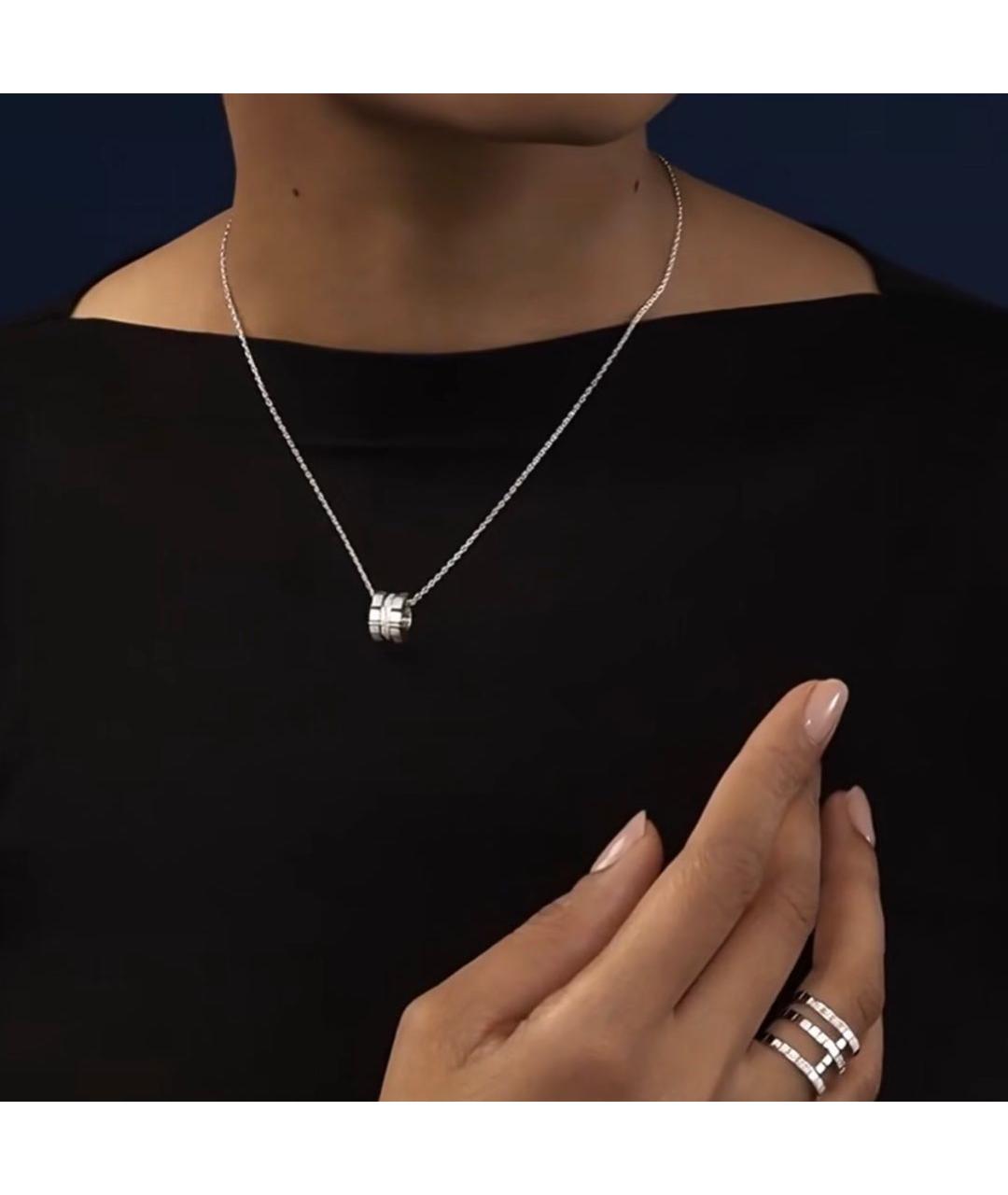 CHOPARD Белое колье из белого золота, фото 7