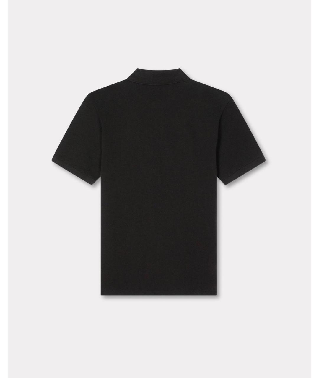 KENZO Черная хлопковая футболка, фото 2