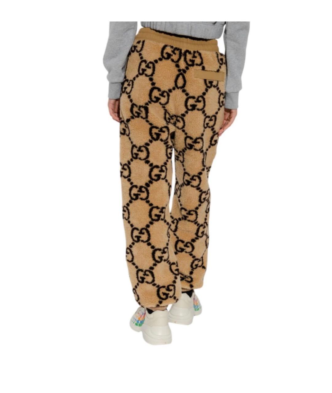 GUCCI Коричневые спортивные брюки и шорты, фото 4