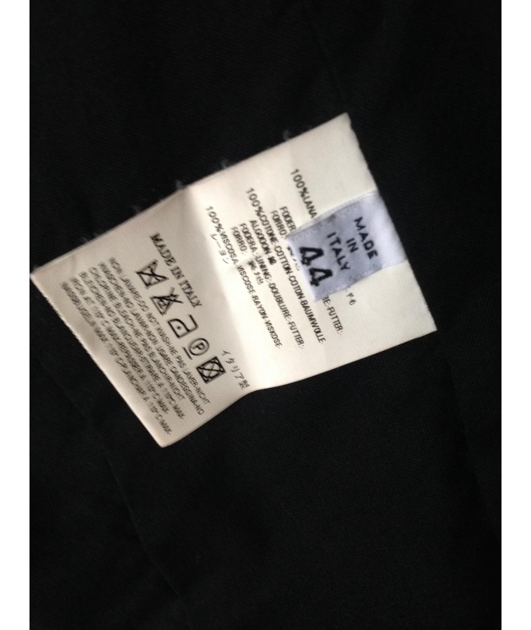 MAISON MARGIELA Черный шерстяной жакет/пиджак, фото 3