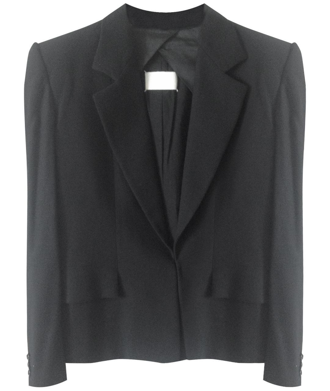 MAISON MARGIELA Черный шерстяной жакет/пиджак, фото 8