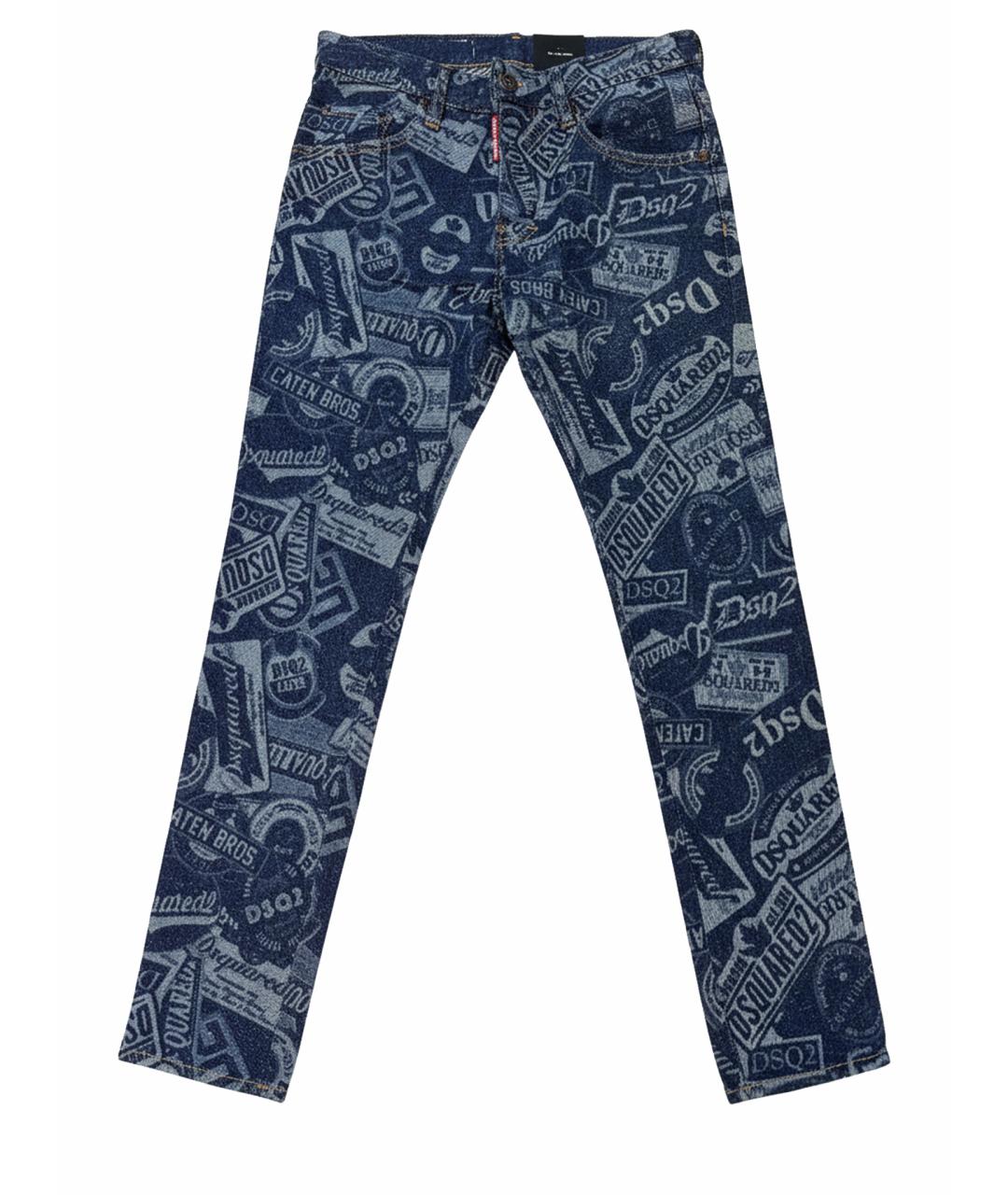 DSQUARED2 Мульти хлопко-эластановые джинсы скинни, фото 1