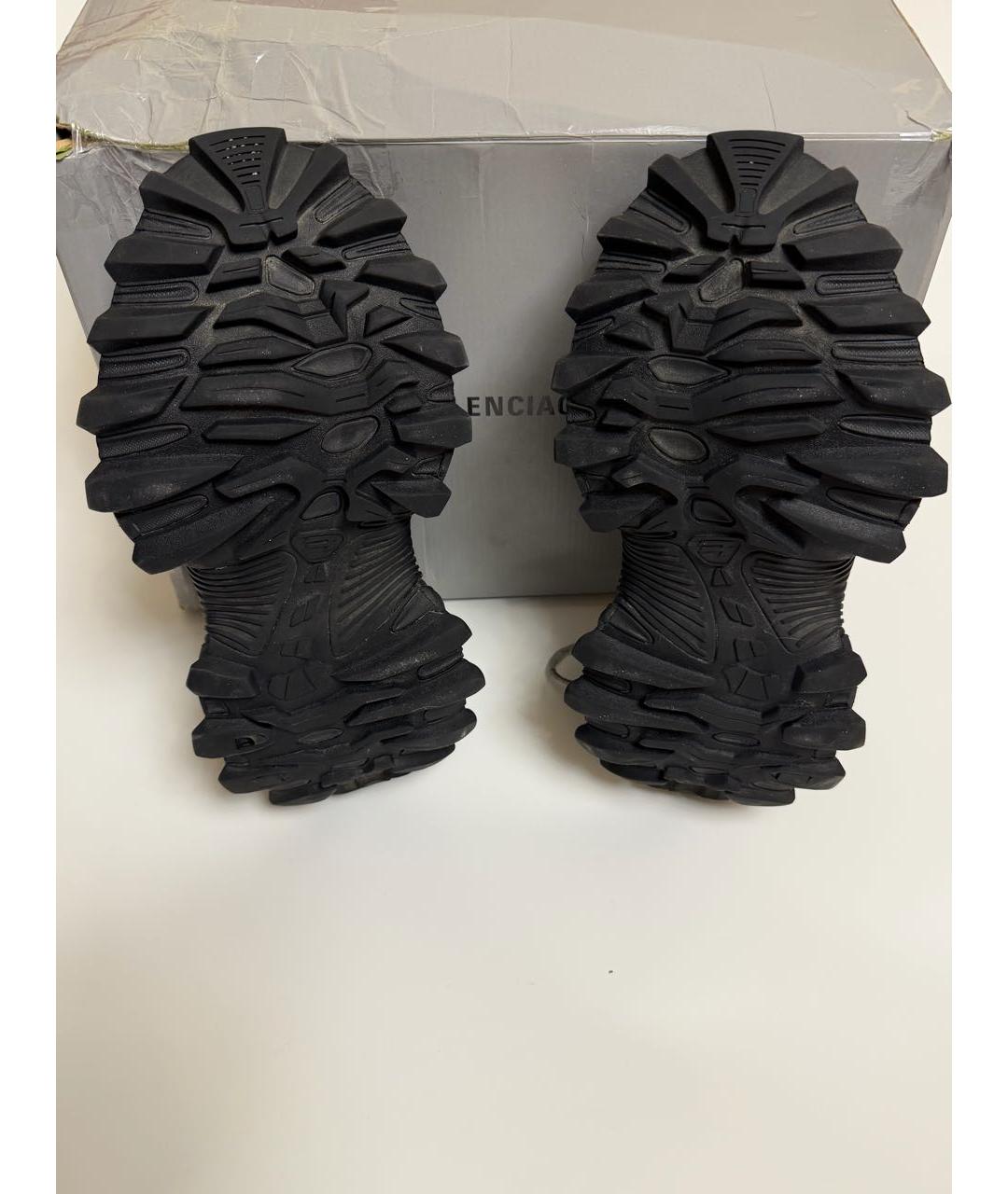 BALENCIAGA Черные резиновые низкие кроссовки / кеды, фото 7