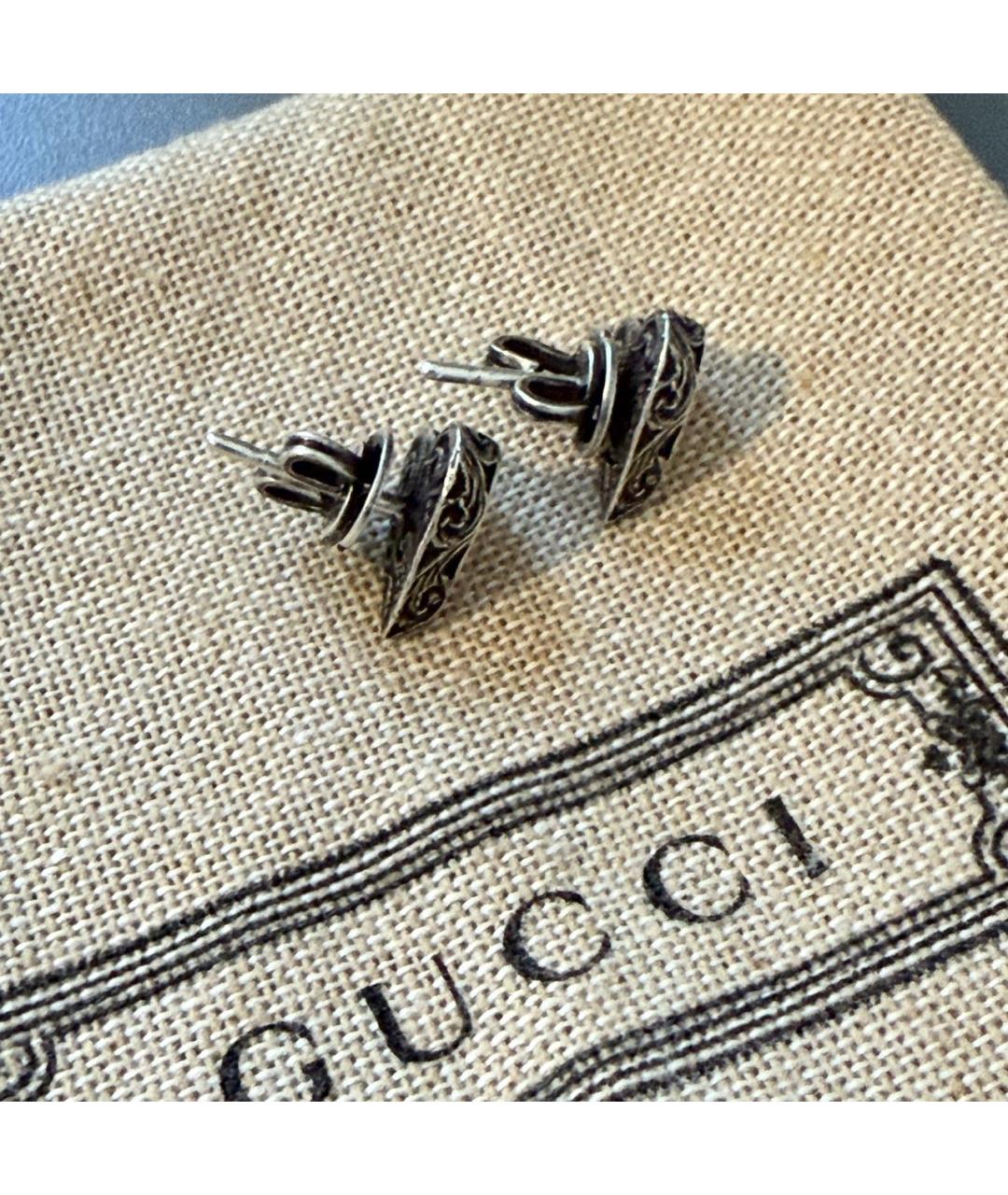 GUCCI Серебряные серебряные серьги, фото 4