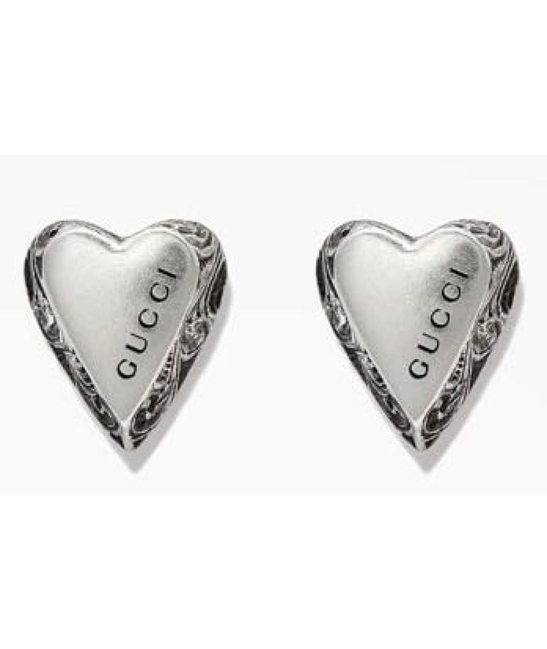 GUCCI Серебряные серебряные серьги, фото 1