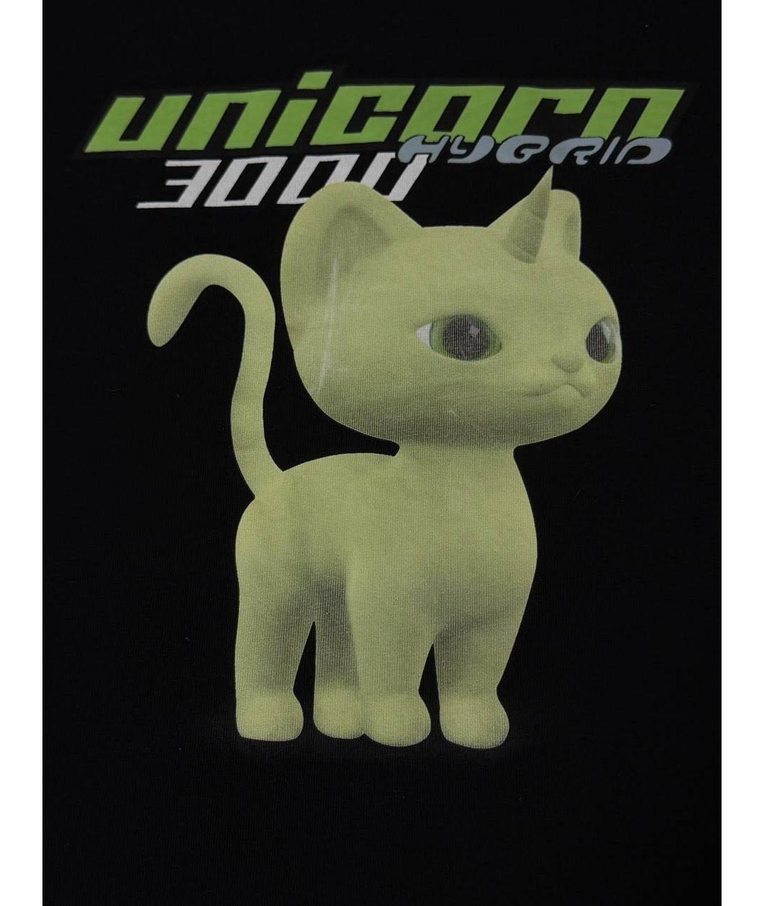 VETEMENTS Черная хлопковая футболка, фото 4