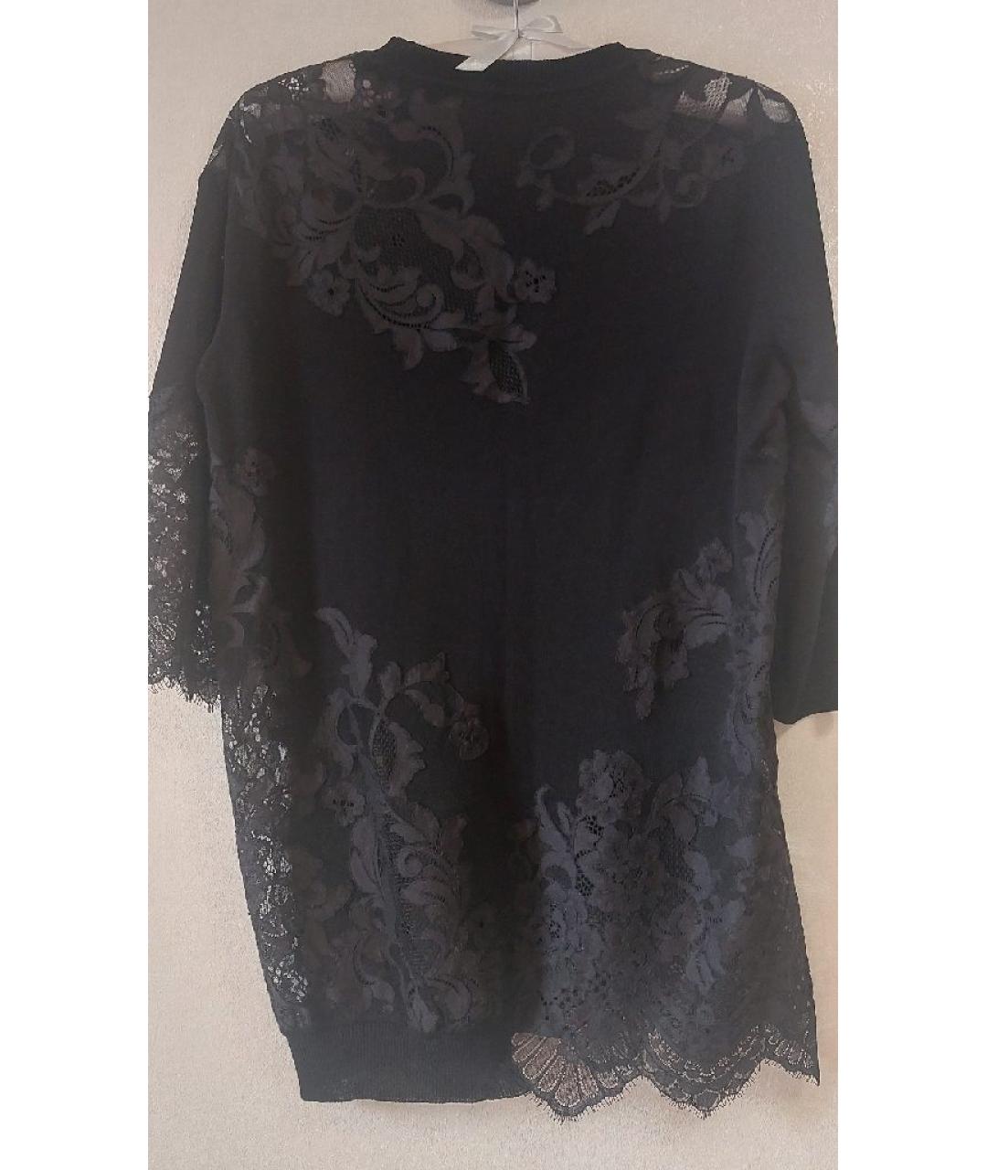 ERMANNO SCERVINO Черная кружевная блузы, фото 2