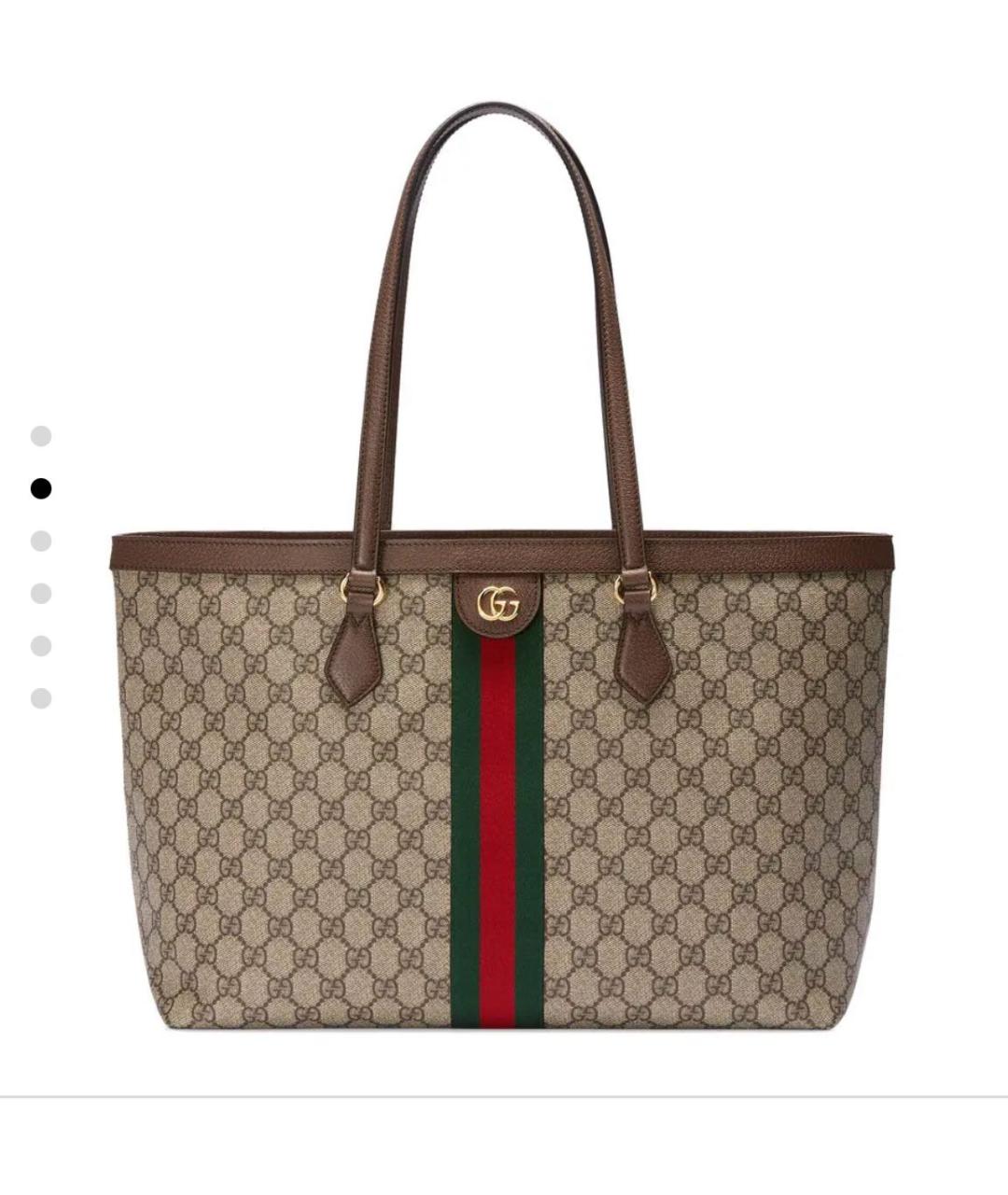 GUCCI Коричневая сумка тоут, фото 7