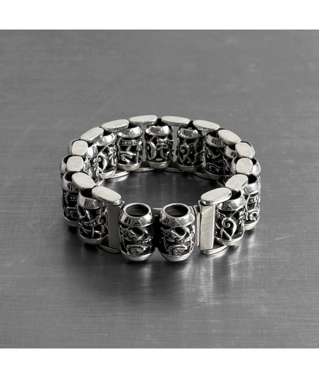 CHROME HEARTS Серебряный серебряный браслет, фото 2